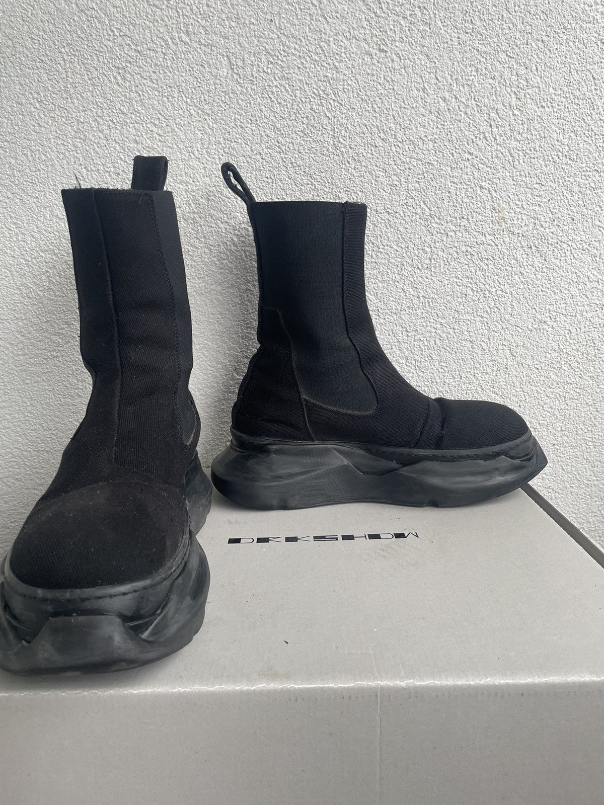 Rick Owens × Rick Owens Drkshdw Rick owens drkshdw beatle abstract boots Size US 8.5 / EU 41-42 - 2 Thumbnail