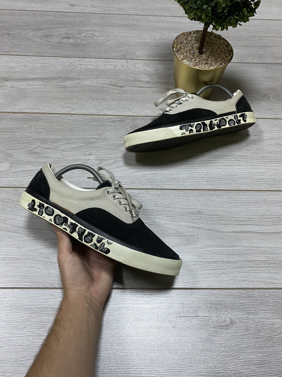 Bape Bape Leather Low Apesta Sneakers baby milo Size US 8.5 / EU 41-42 - 1 Thumbnail