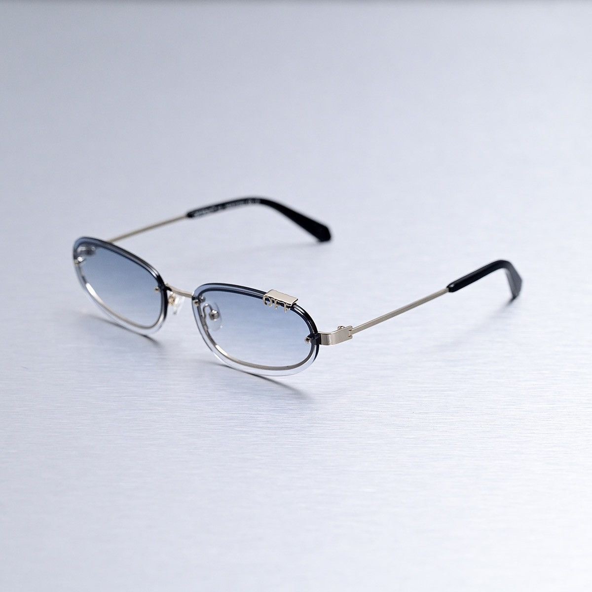 Off-White OFF WHITE MIAMI GOLD GRADIENT BLUE SUNGLASSES Size ONE SIZE - 1 Thumbnail