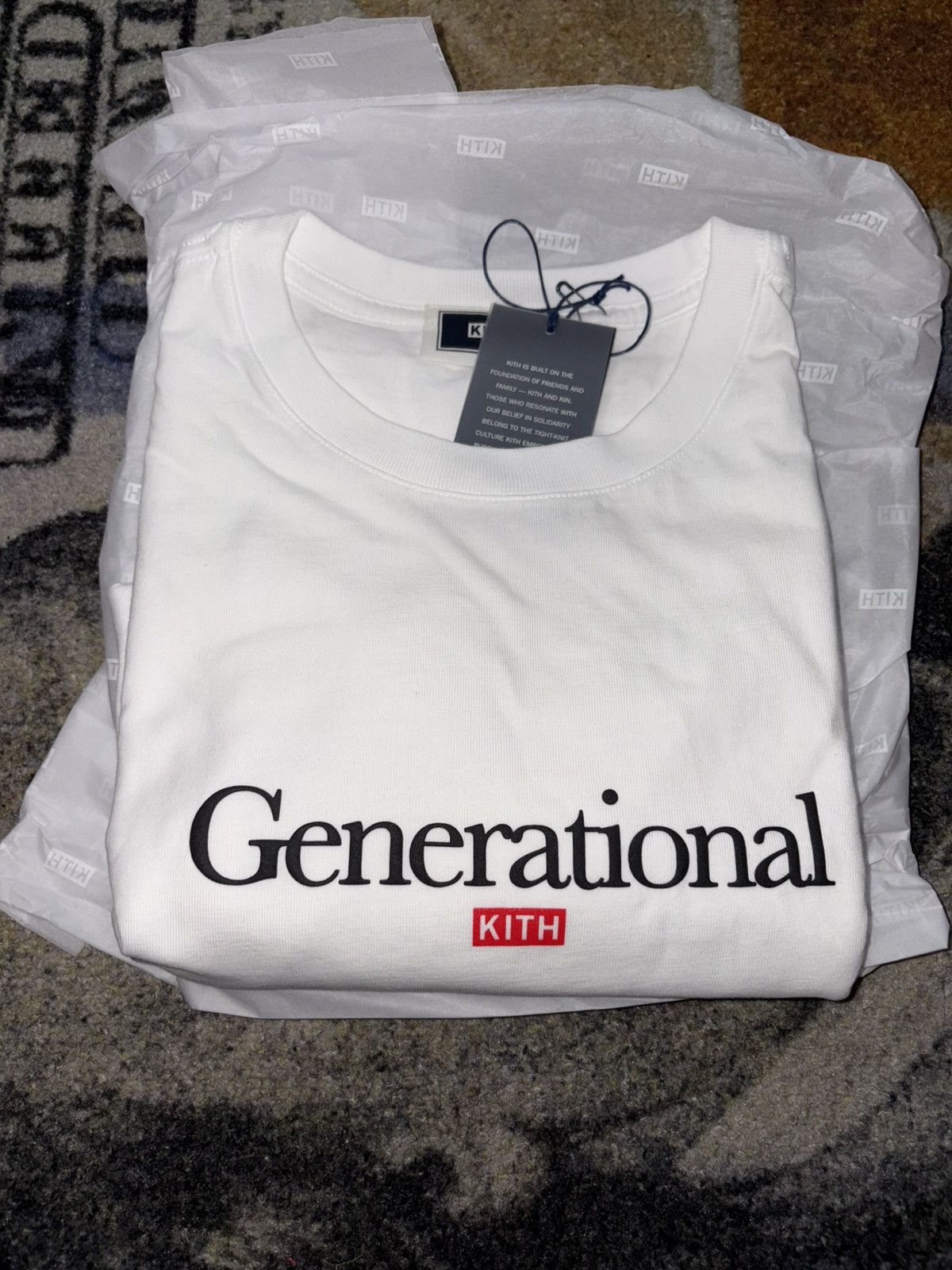 Kith Kith Generational Quote Tee White Size US L / EU 52-54 / 3 - 1 Thumbnail