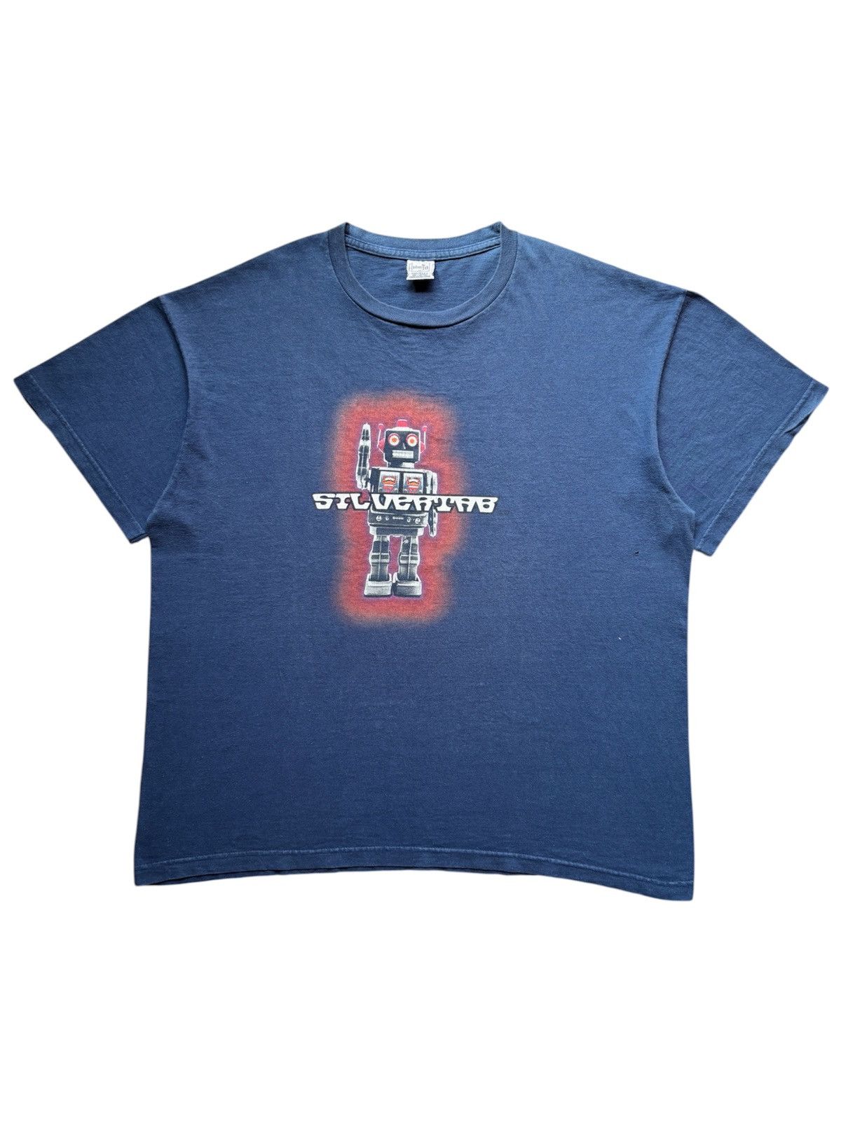 Other Vintage 90s Silvertab “Robot” T-Shirt Size US XL / EU 56 / 4 - 1 Thumbnail