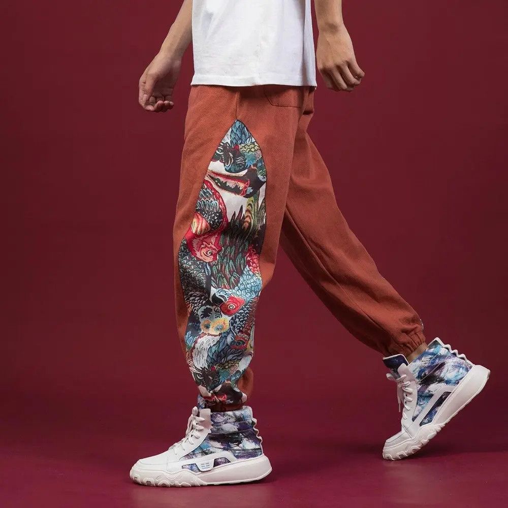 Japanese Brand × Jean Harem Pants, Streetwear Unisex Casual Size US 30 / EU 46 - 6 Thumbnail