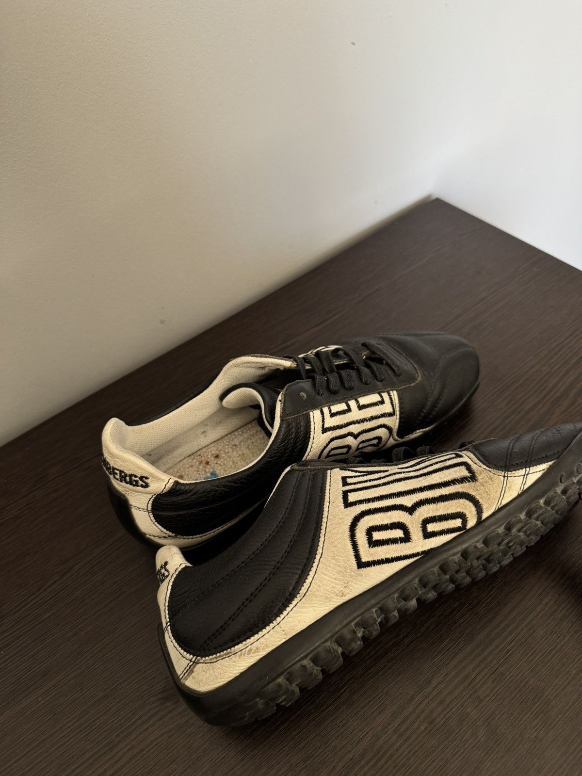 Other Dirk Bikkembergs Dark Gloss Trainers low football sneakers Size US 7 / IT 37 - 6 Thumbnail