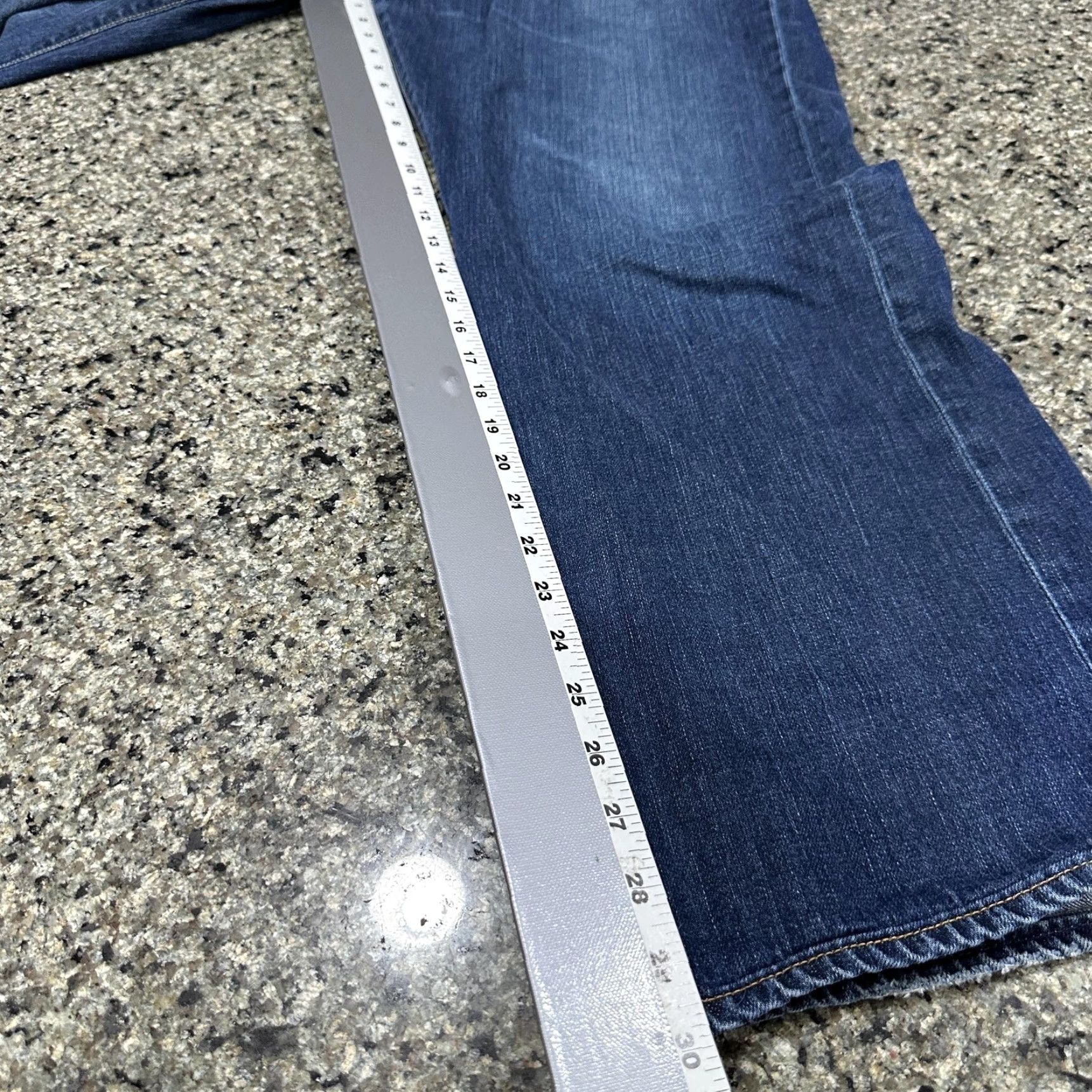 Vintage VINTAGE AG Adriano Goldschmied Jeans 36 Waist 35 Inseam 30 Blue Hero Relaxed Straight Denim Men MENS Jeans Distressed Pockets Made USA Size US 36 / EU 52 - 5 Thumbnail