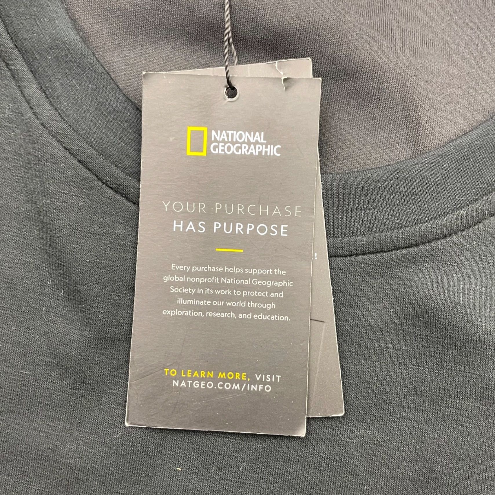 Vintage NEW 2022 National Geographic x Boyner Men's Pullover Sweatshirt Black Medium Size US M / EU 48-50 / 2 - 5 Thumbnail