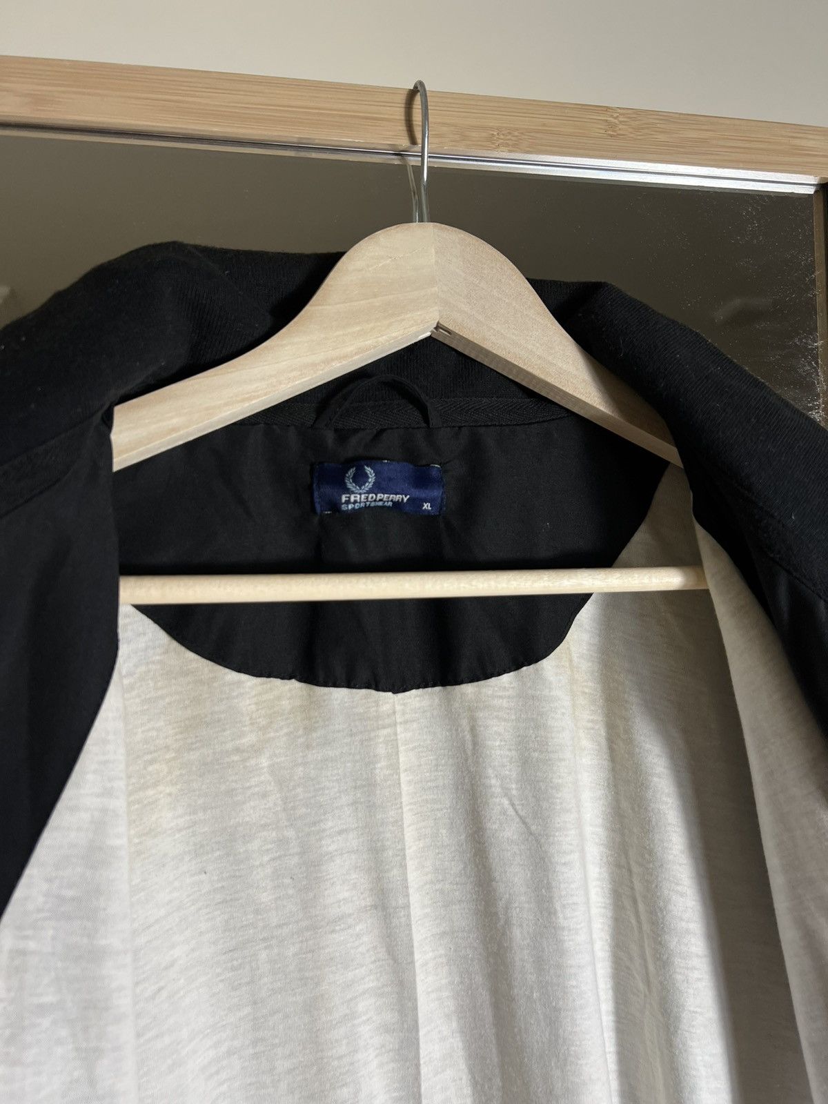 Fred Perry Fred Perry Track Jacket Black Vintage Rare Logo Y2K Size US XL / EU 56 / 4 - 9 Thumbnail