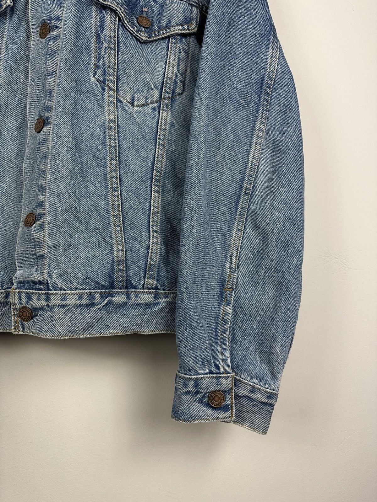 Levi's × Vintage Vintage 90’s Levi's Washed Blue Denim Trucker Jacket Size US M / EU 48-50 / 2 - 4 Thumbnail
