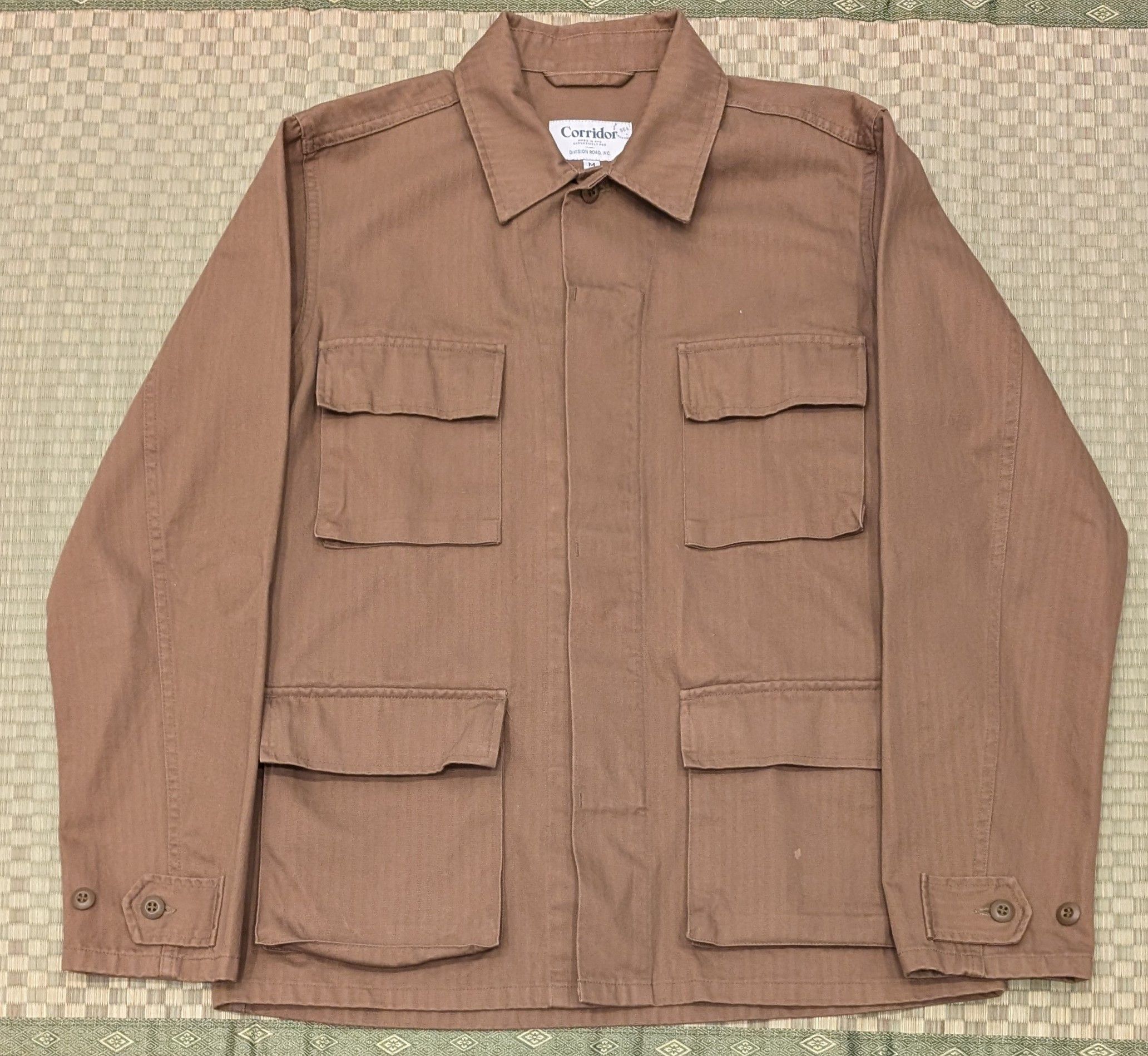Corridor Corridor NYC x Division Road Herringbone Twill M41 Jacket Size US M / EU 48-50 / 2 - 1 Thumbnail