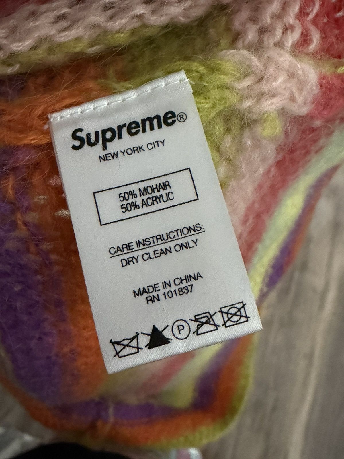 Supreme Supreme Stripe Mohair Sweater Size US M / EU 48-50 / 2 - 3 Thumbnail