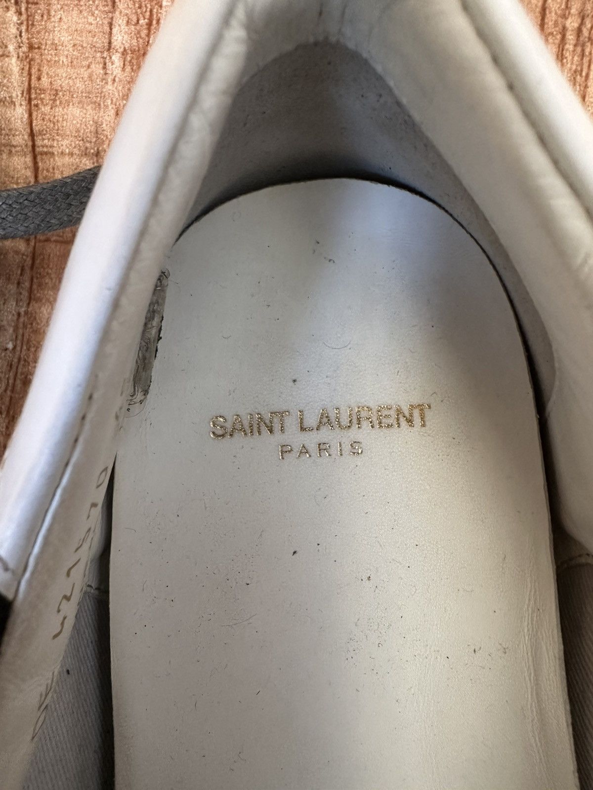 Saint Laurent Paris Saint Laurent HEDI SLI Court Classic Low-Top Suede Trainers Size US 12 / EU 45 - 21 Thumbnail