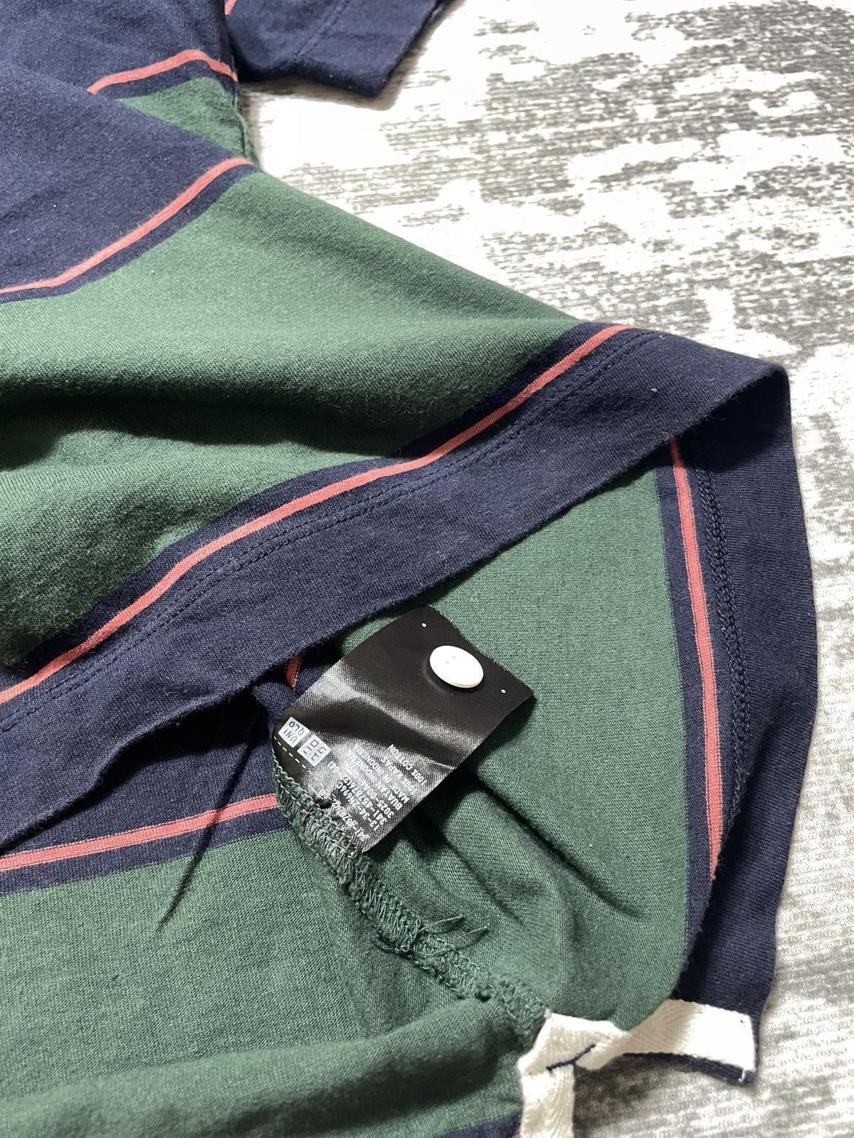 Uniqlo Unqlo stripped polo shirt Size US XL / EU 56 / 4 - 4 Thumbnail