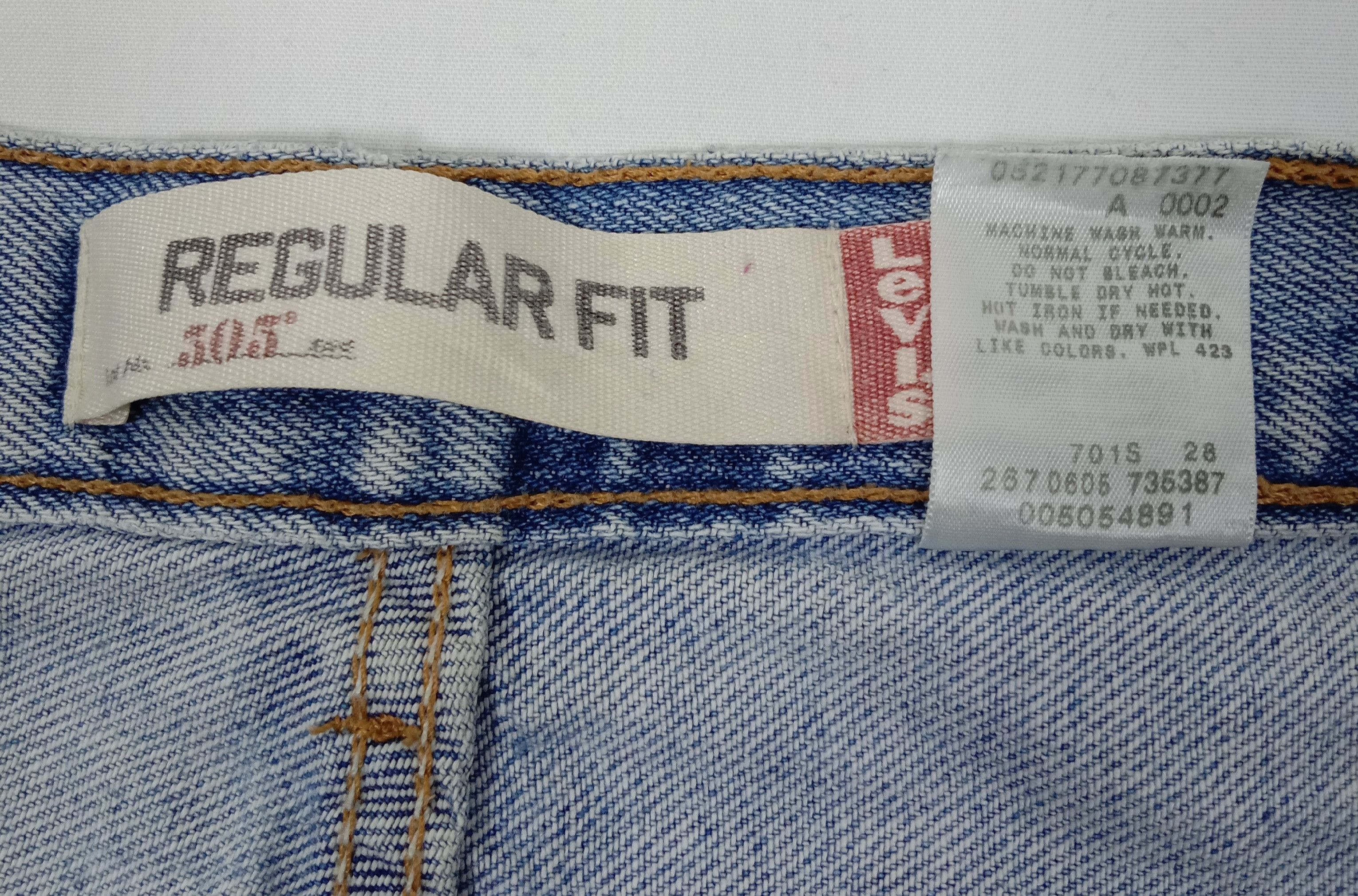 Levi's Vintage Levi's 505 Light Wash Jeans Distressed Denim Size US 31 - 12 Thumbnail