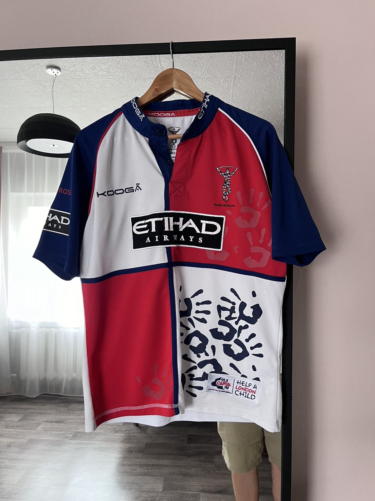 Other HARLEQUINS LONDON PRO KOOGA RUGBY UNION HOME JERSEY SHIRT Size US M / EU 48-50 / 2 - 2 Thumbnail