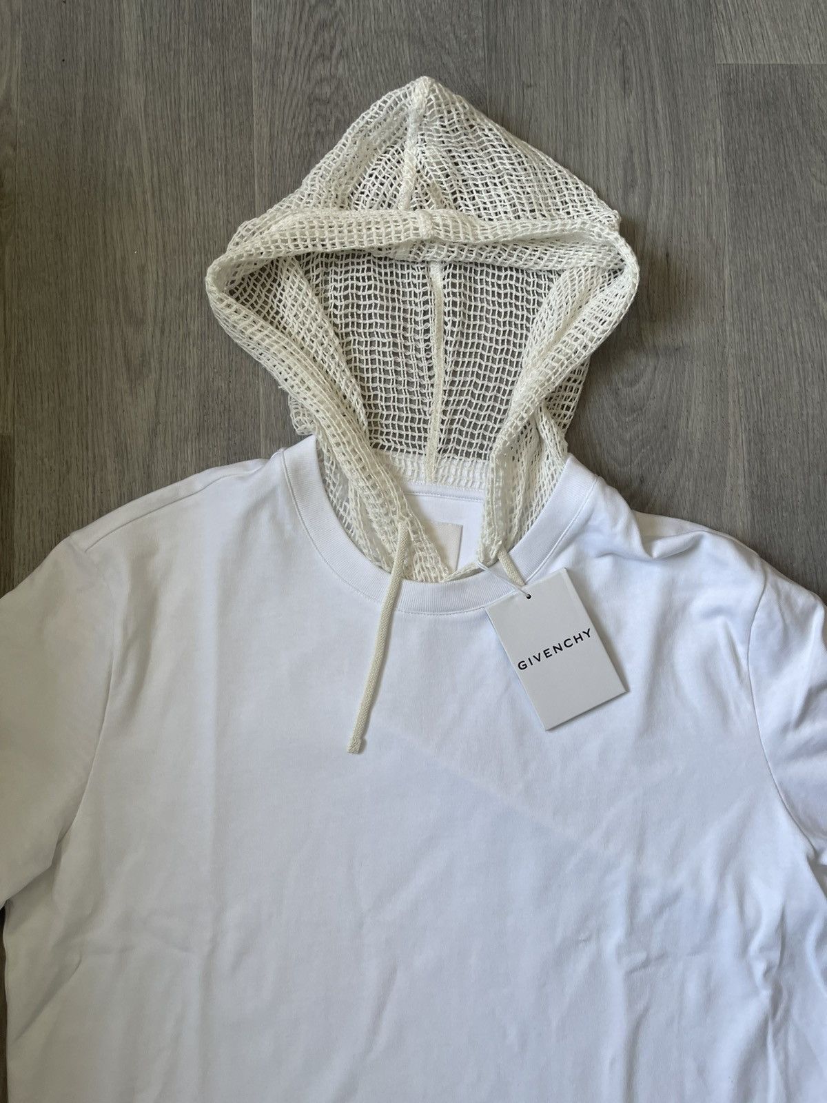 Givenchy Givenchy white Multi-layer t-shirt with flames Size US L / EU 52-54 / 3 - 5 Thumbnail