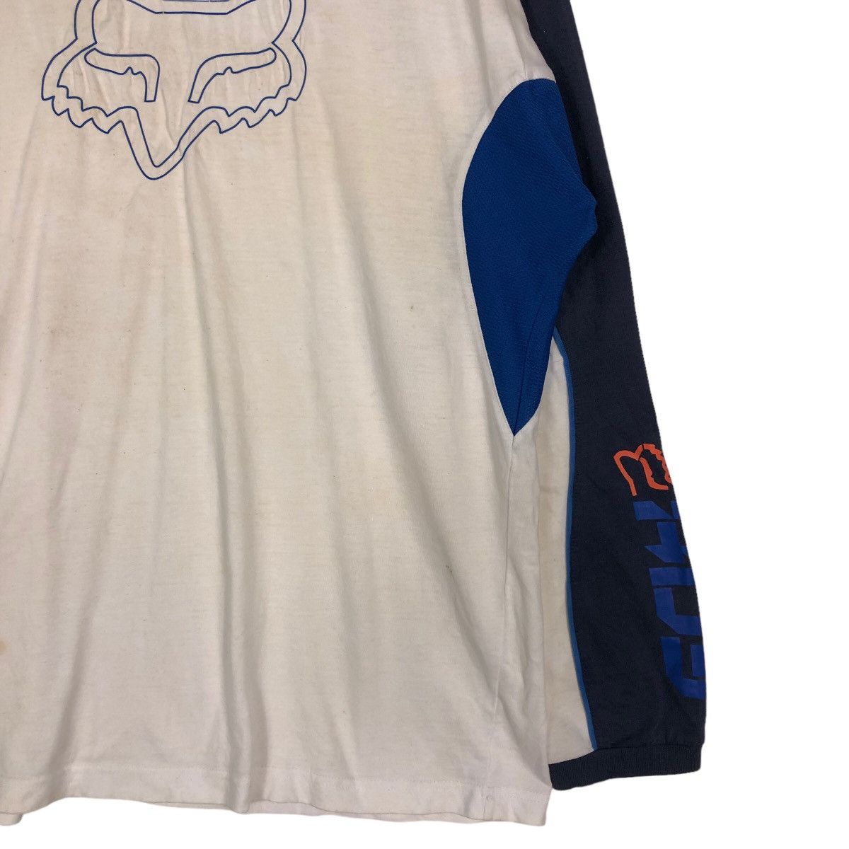 Fox Racing 🔥VINTAGE LONG SLEEVE FOX RACING BIG LOGO DESIGN Size US L / EU 52-54 / 3 - 5 Thumbnail