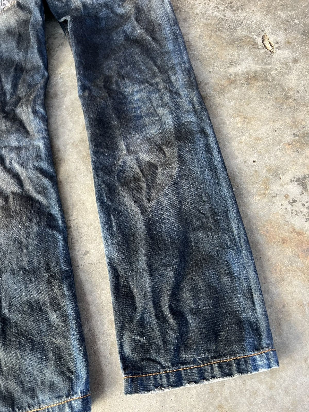 If Six Was Nine × Japanese Brand 💥Rare💥Vintage M.C.D Embroidery Punk Jeans Size US 30 / EU 46 - 13 Thumbnail