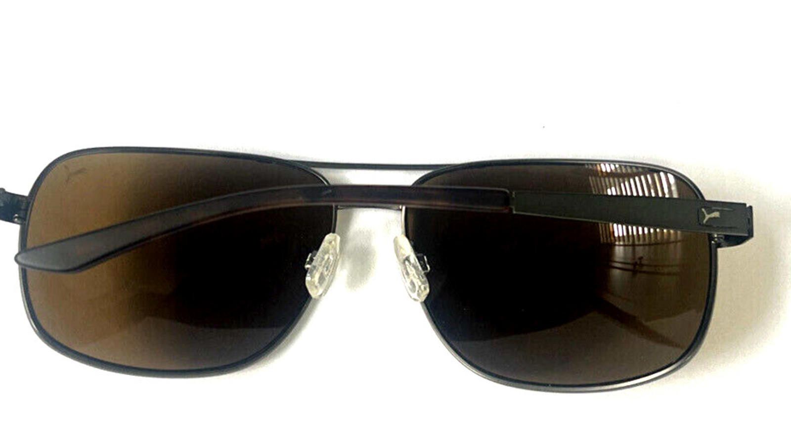 Puma Puma PU0101S 002 Blade Gray Square Sunglasses 62-15 135 New Size ONE SIZE - 3 Thumbnail