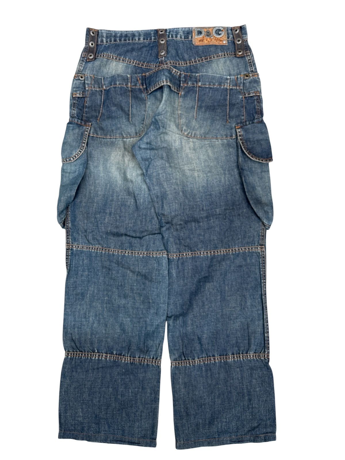 Dolce & Gabbana SS04 Cargo Denim Jeans Size US 30 / EU 46 - 2 Thumbnail