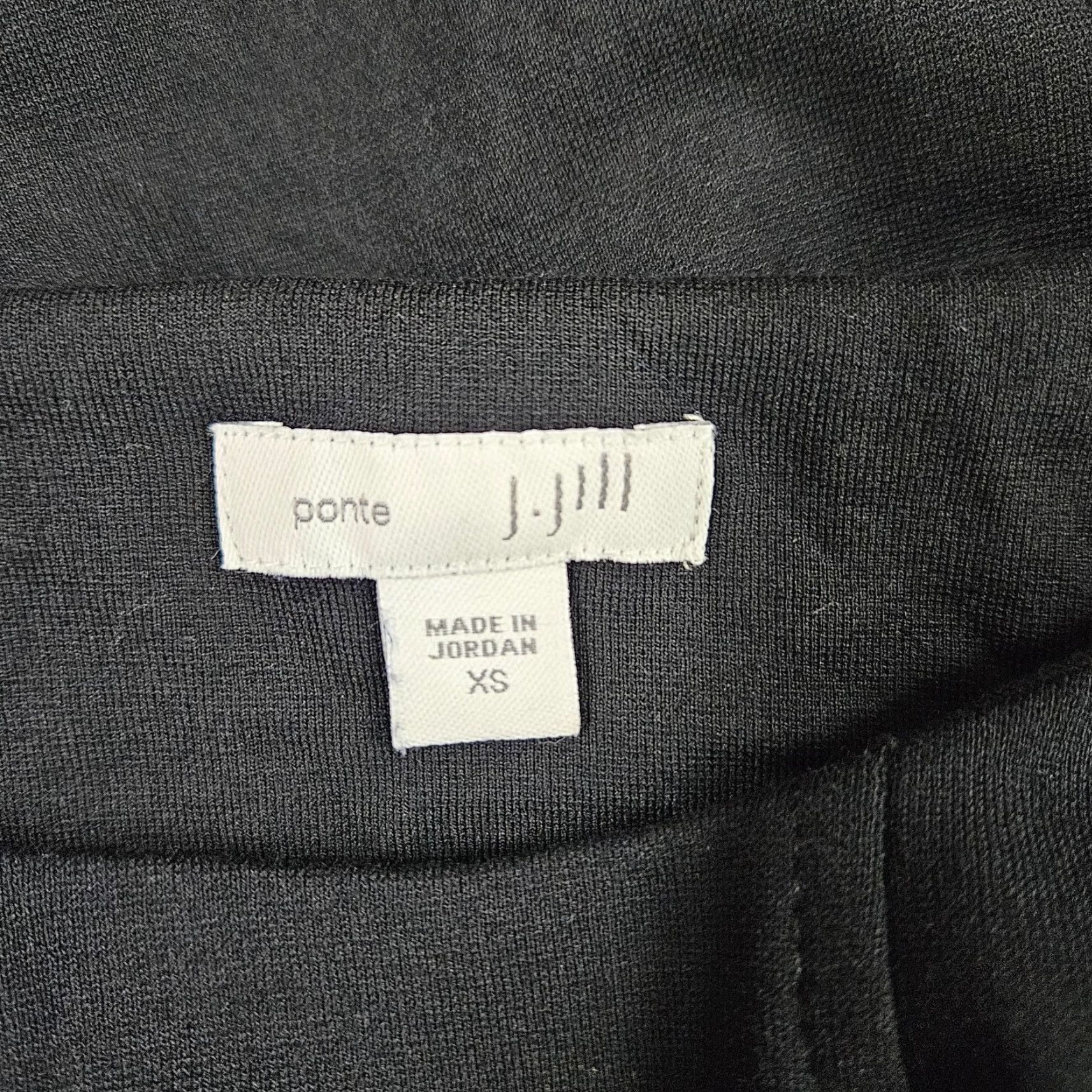 J. Jill J Jill Dress Womens XS Solid Black Pockets 3/4 Sleeve Ponte Viscose Blend Size XS / US 0-2 / IT 36-38 - 6 Thumbnail