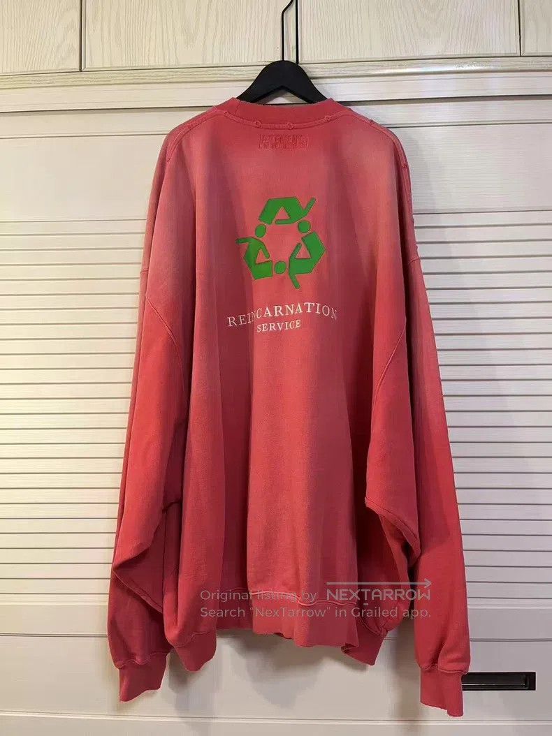 Vetements Vetements Ombre Pink Hoodie Size US M / EU 48-50 / 2 - 2 Thumbnail