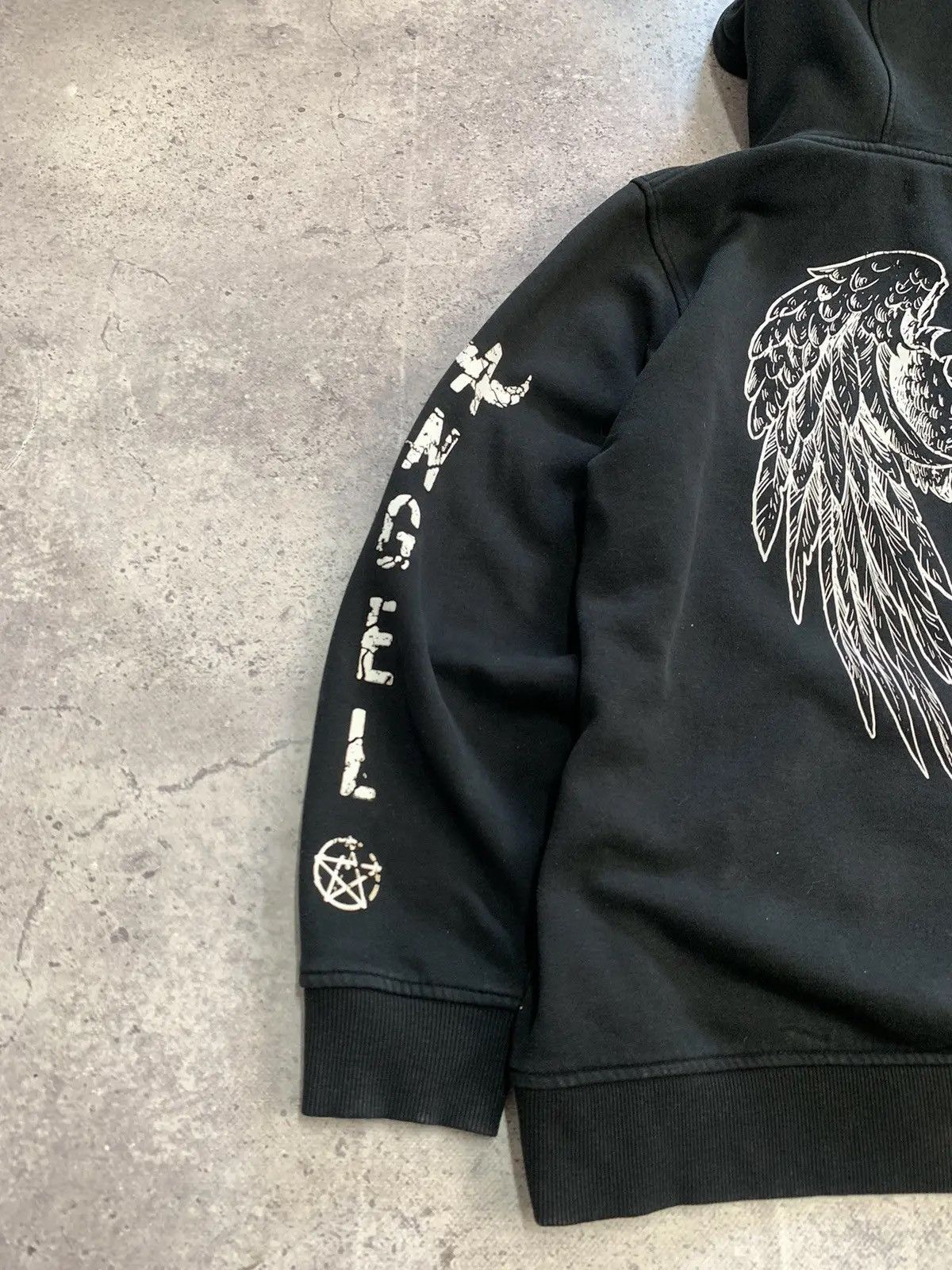 Japanese Brand × Vintage Vintage Hoodie Bones Dragon rock gothic sk8 avangarde Size US M / EU 48-50 / 2 - 12 Thumbnail