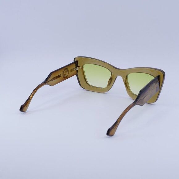 Gucci 🕶️ New Gucci GG1552S 004 Brown/Light Green Sunglasses Size ONE SIZE - 10 Thumbnail