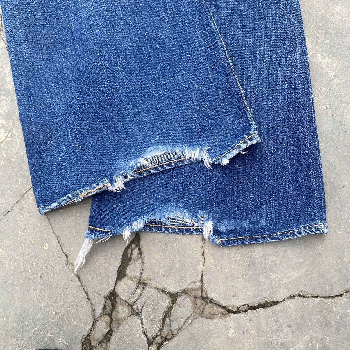 Vintage 🔥VERY RARE🔥 70s Big Stone Flare Size US 29 - 8 Thumbnail