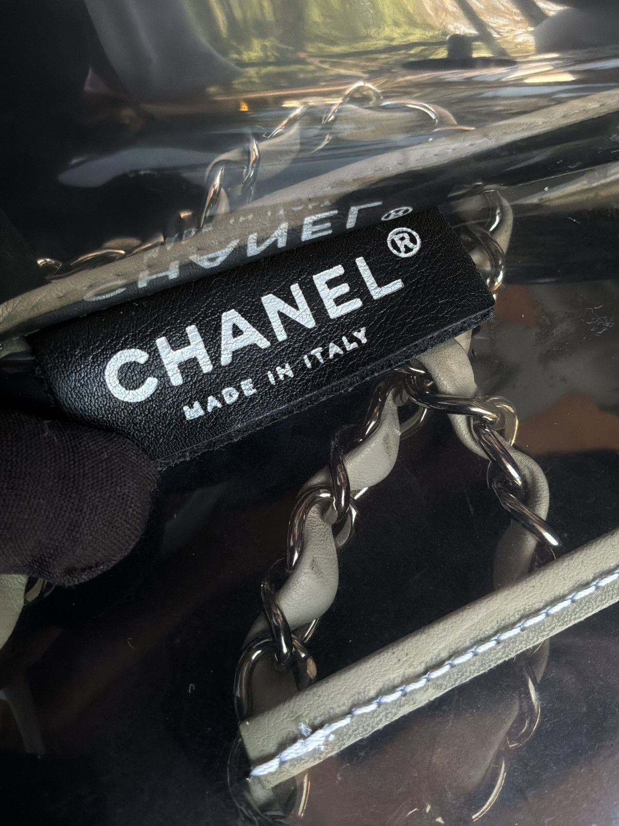 Chanel 2008 Chanel - Heart CC Transparent Vinyl Flap Bag Size ONE SIZE - 14 Thumbnail