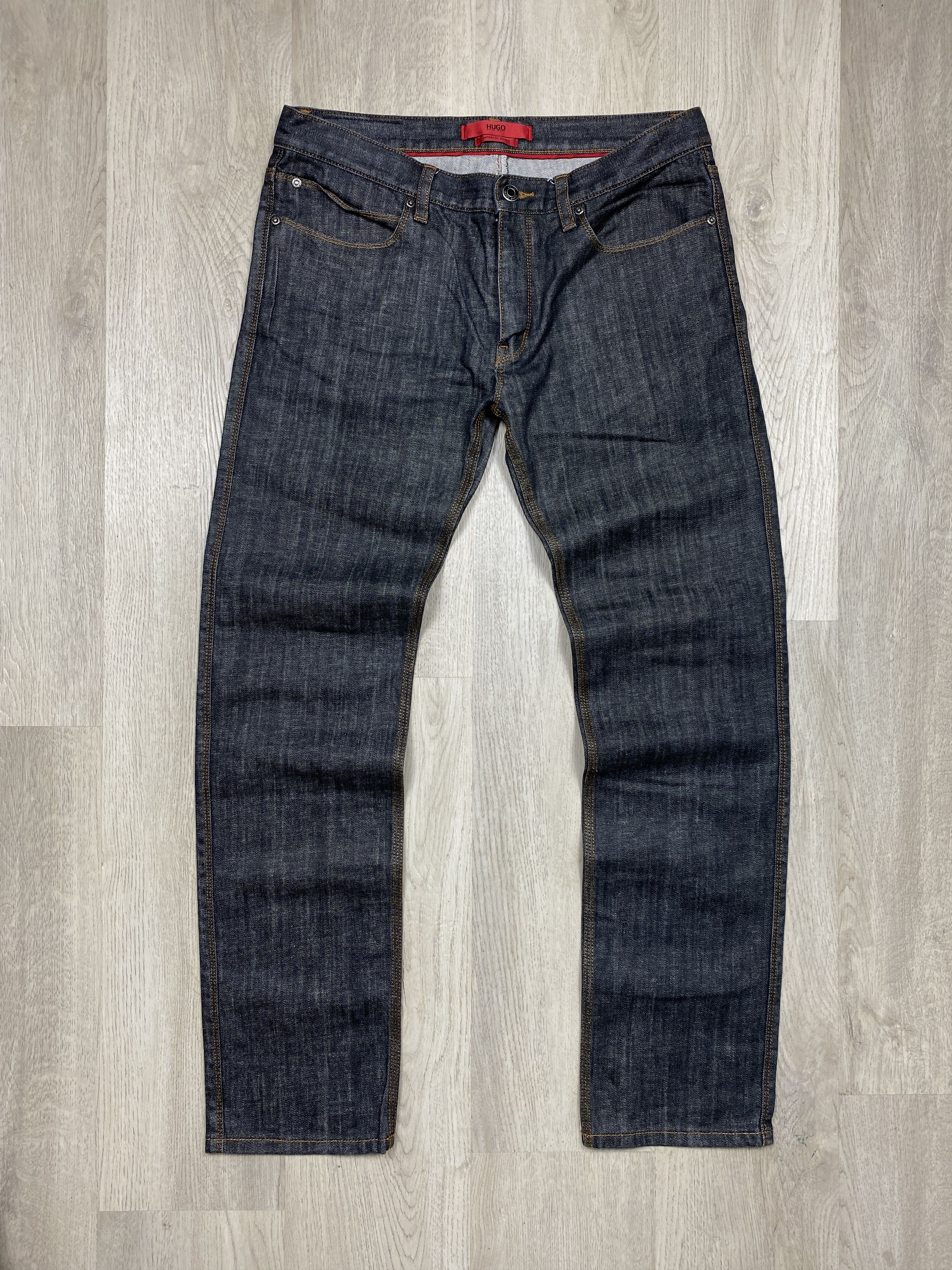 お歳暮・冬ギフト特集2024 Hugo Boss Hugo Boss Japanese Denim Waxed Biker Jeans size パンツ