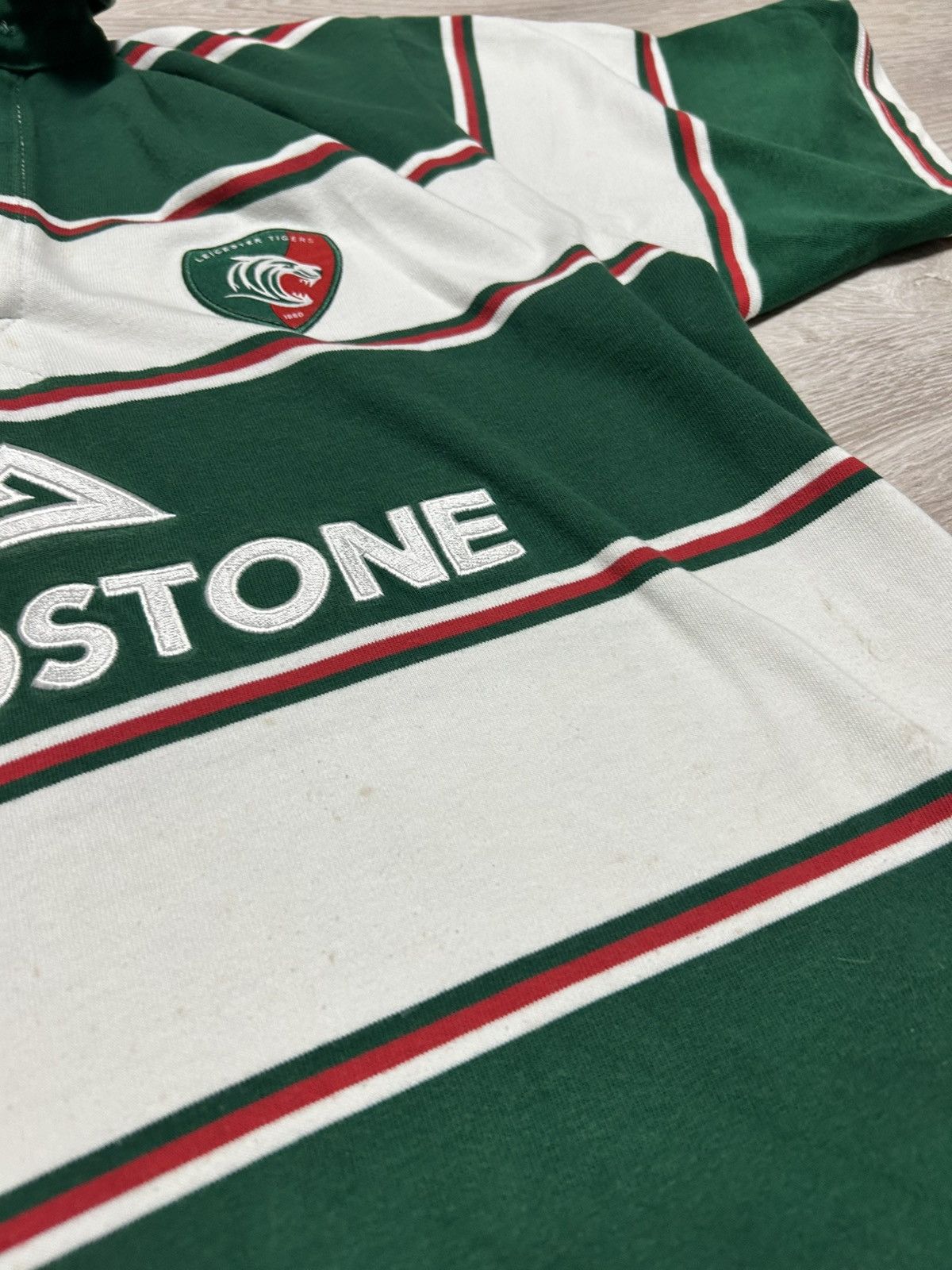 Cotton Traders Vintage Polo Rugby Jersey Cotton Traders Leicester Tigers Size US L / EU 52-54 / 3 - 9 Thumbnail
