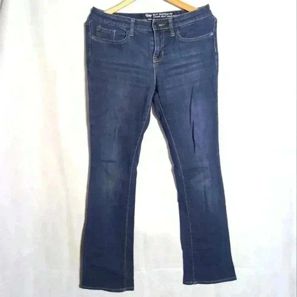 Gap Gap SEXY BOOTCUT FIT ... COUPE SEXY SEMI-ÉVASÉE Blue Jeans Size 27" / US 4 / IT 40 - 1 Thumbnail