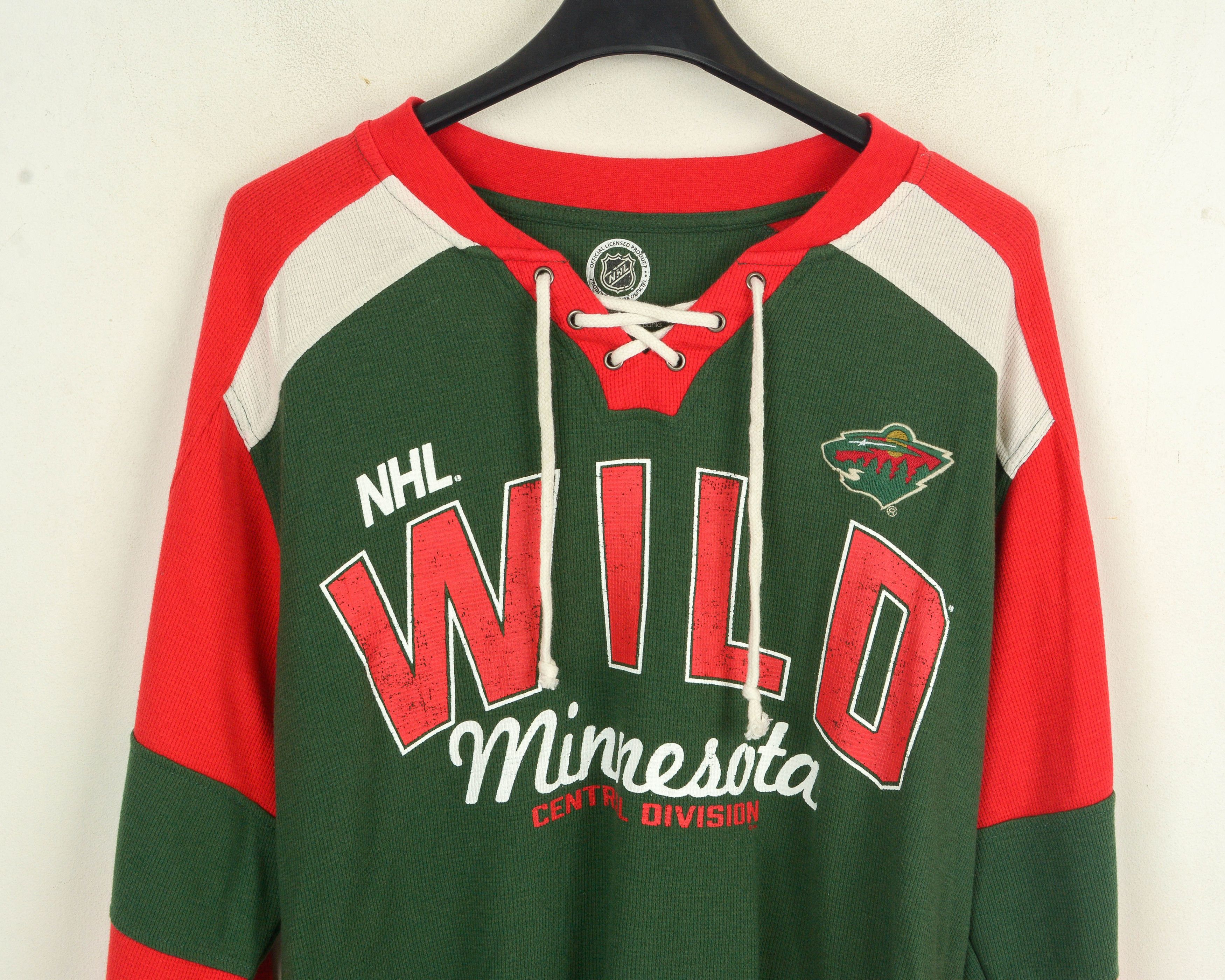 NHL Minnesota Wild G-III Men L Sweatshirt Jumper Collar Tie Size US L / EU 52-54 / 3 - 2 Thumbnail