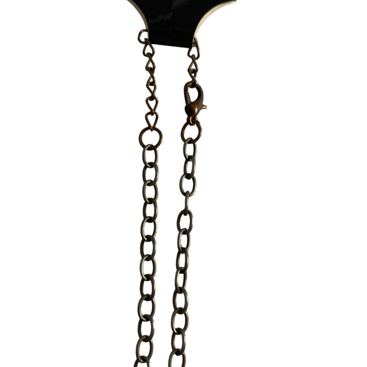 Handmade Las Vegas Raiders Cutie Pendant Necklace Black Silver Tone Size ONE SIZE - 5 Thumbnail