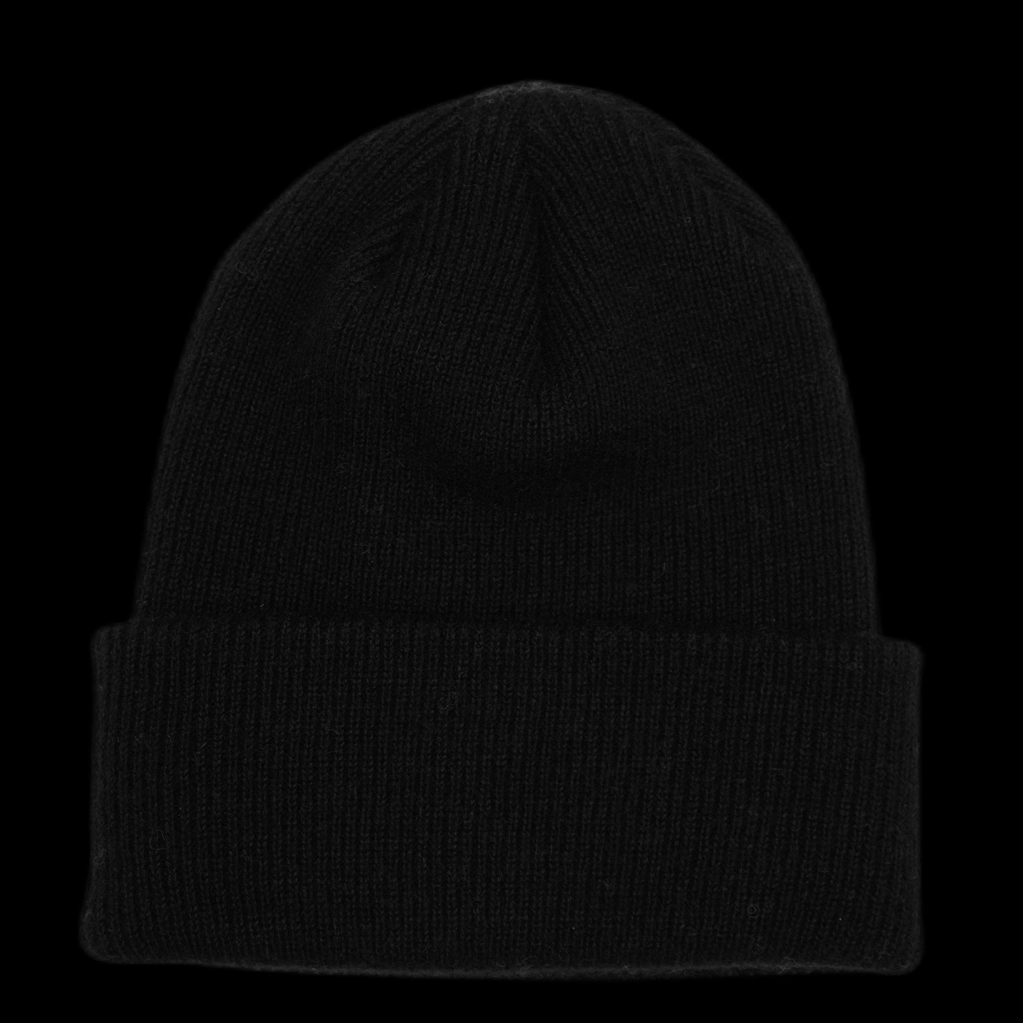 Other 50% Recycled Cashmere 50% Merino Wool Beanie Black Size ONE SIZE - 1 Thumbnail