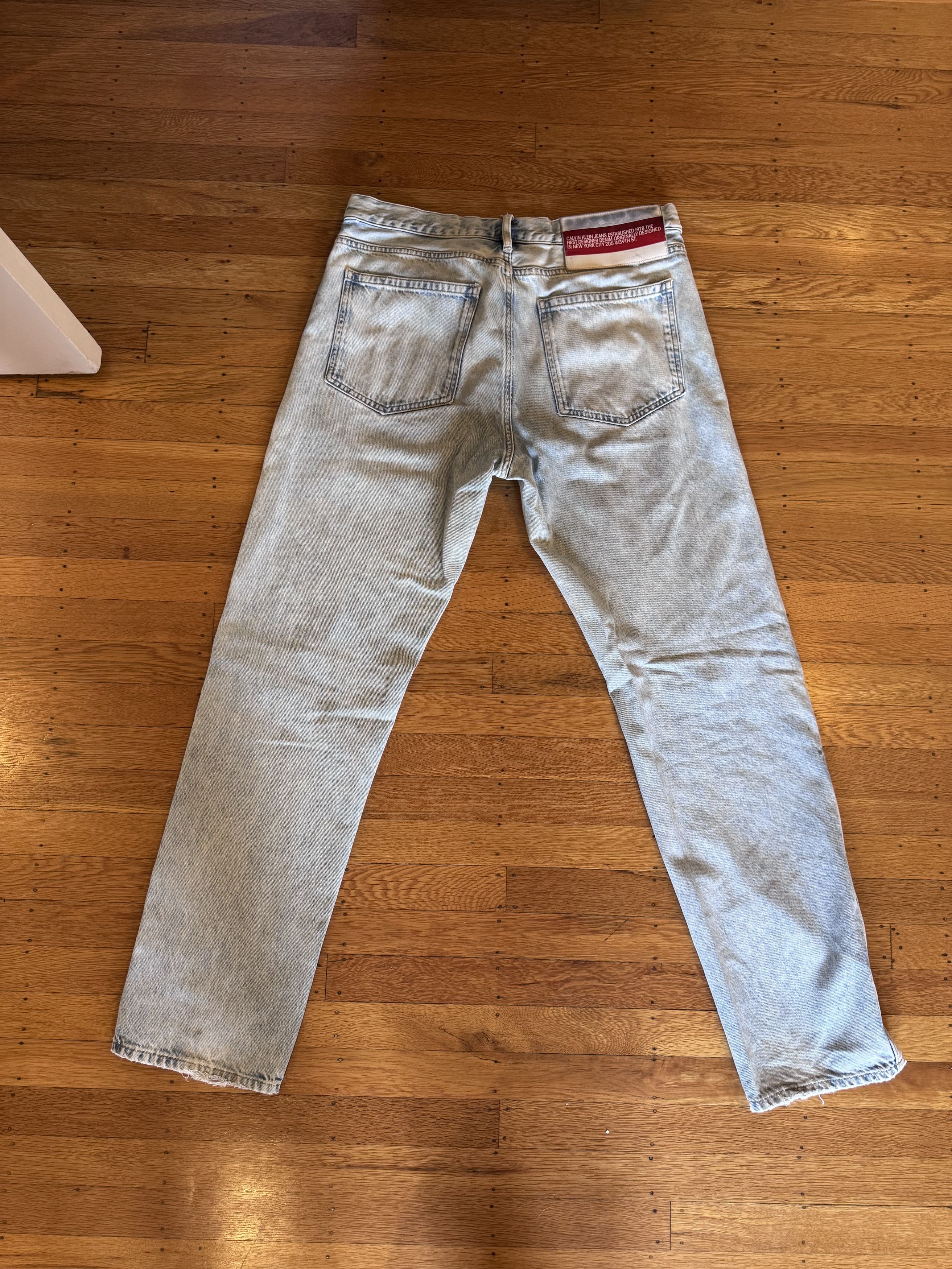 Calvin Klein 205W39NYC Calvin Kelin 205W39NYC Raf Simons Stonewash Jeans Size US 32 / EU 48 - 13 Thumbnail
