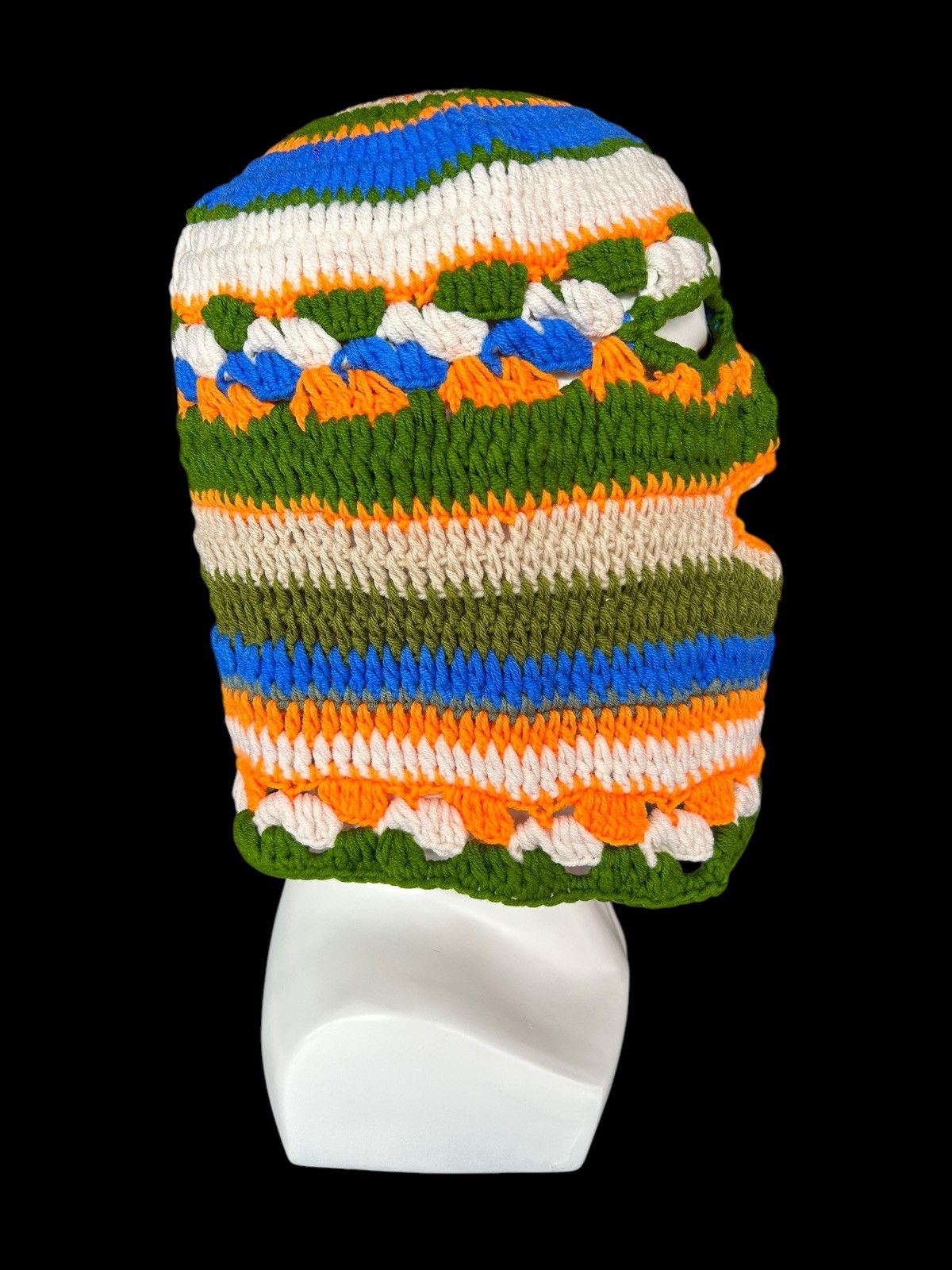 Japanese Brand × Kapital × Vintage Very Rare Crochet Knitted Handmade Balaclava Masked ☠️☠️ Size ONE SIZE - 5 Thumbnail