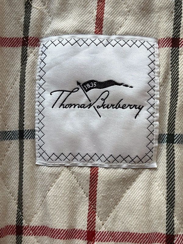 Burberry Thomas Burberry Plaid Lining Coat Corduroy Size M Beige Size US M / EU 48-50 / 2 - 6 Thumbnail