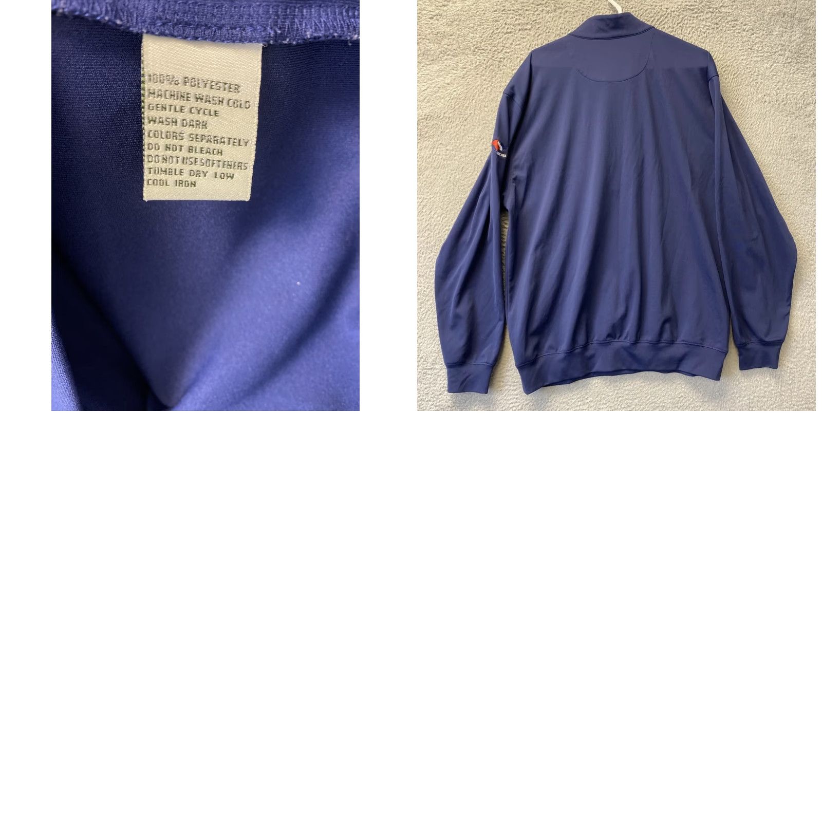 Vintage Donald Ross Men 1/4 Zip Sweater L Blue Cotton Blend Long Sleeve Pullover Size US L / EU 52-54 / 3 - 8 Thumbnail