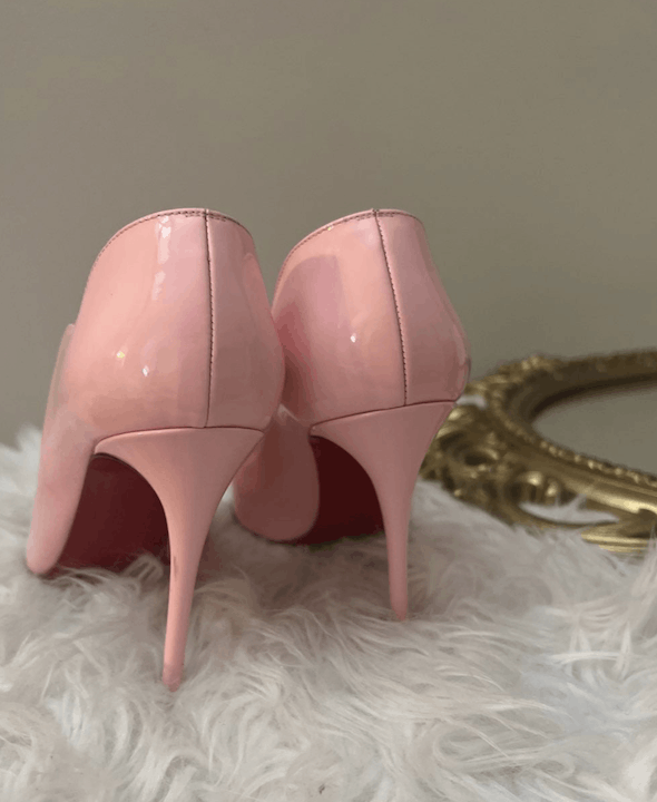 Christian Louboutin Hot Chick 100mm pump pink patent leather 36.5 Size US 6.5 / IT 36.5 - 7 Thumbnail