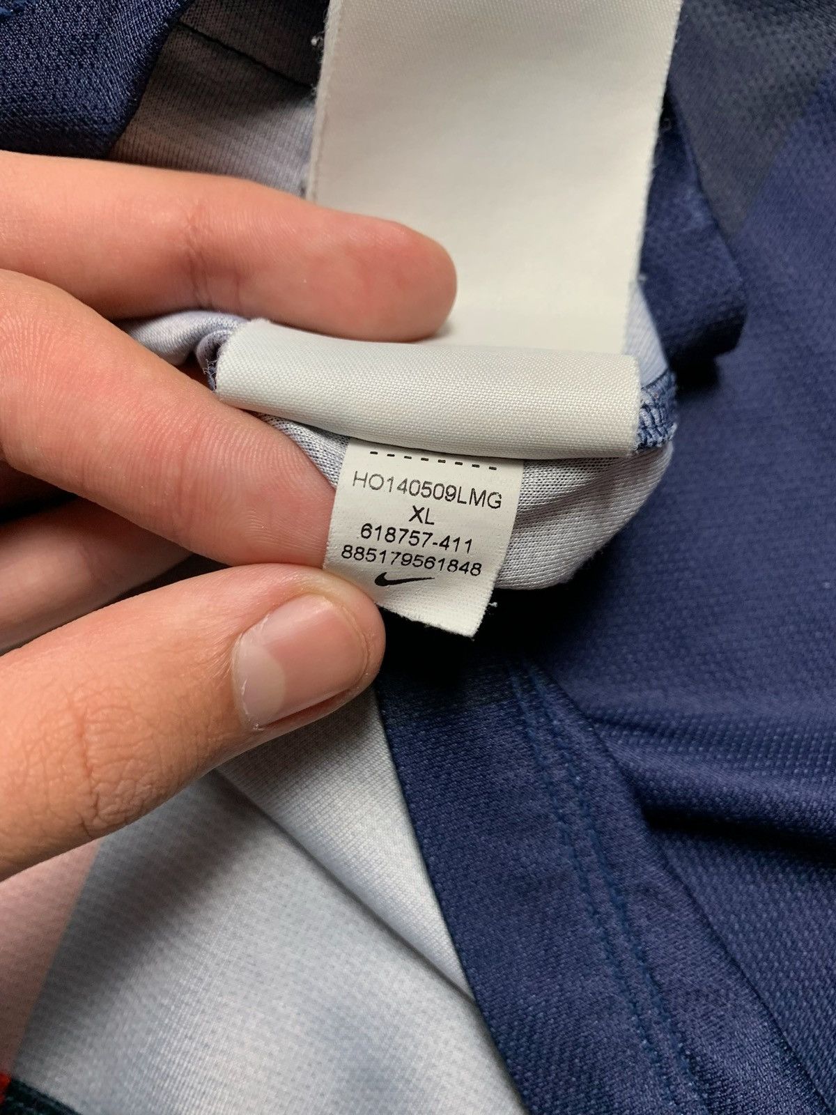 Nike × Vintage Vintage Nike psg soccer jersey size XL Size US XL / EU 56 / 4 - 7 Thumbnail