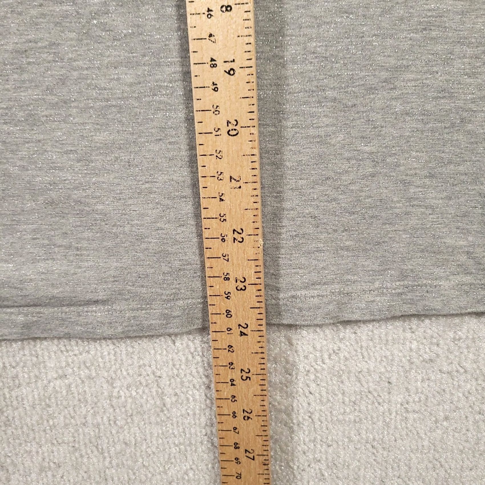 Vintage Chico's Zenergy Shirt Womens 3 XL Gray 3/4 Sleeve Shimmer Round Neck Size XL / US 12-14 / IT 48-50 - 6 Thumbnail