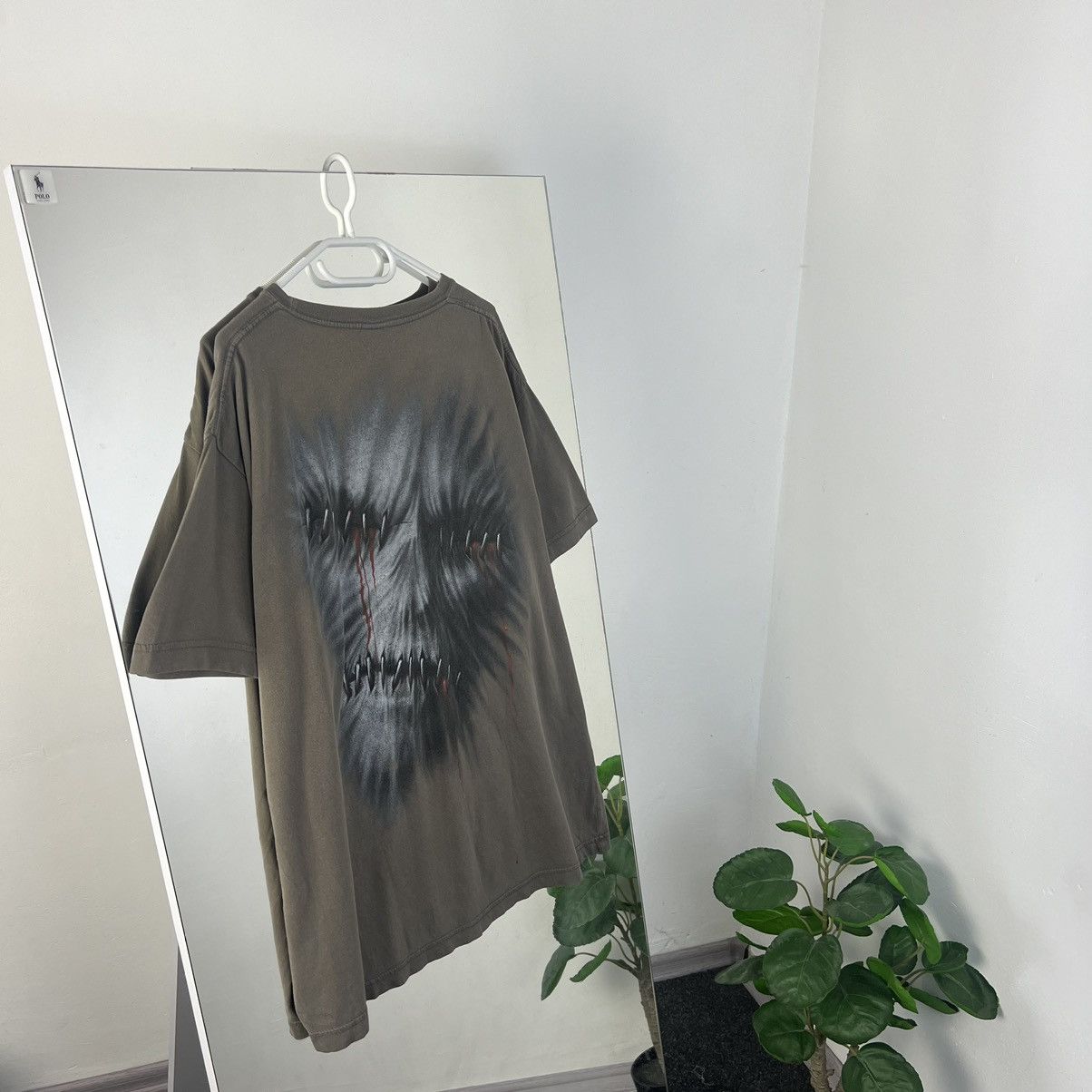 Vintage Vintage Tee 666 Big Print Spiral Skull Dead Face Horror Rock Size US XXL / EU 58 / 5 - 1 Thumbnail