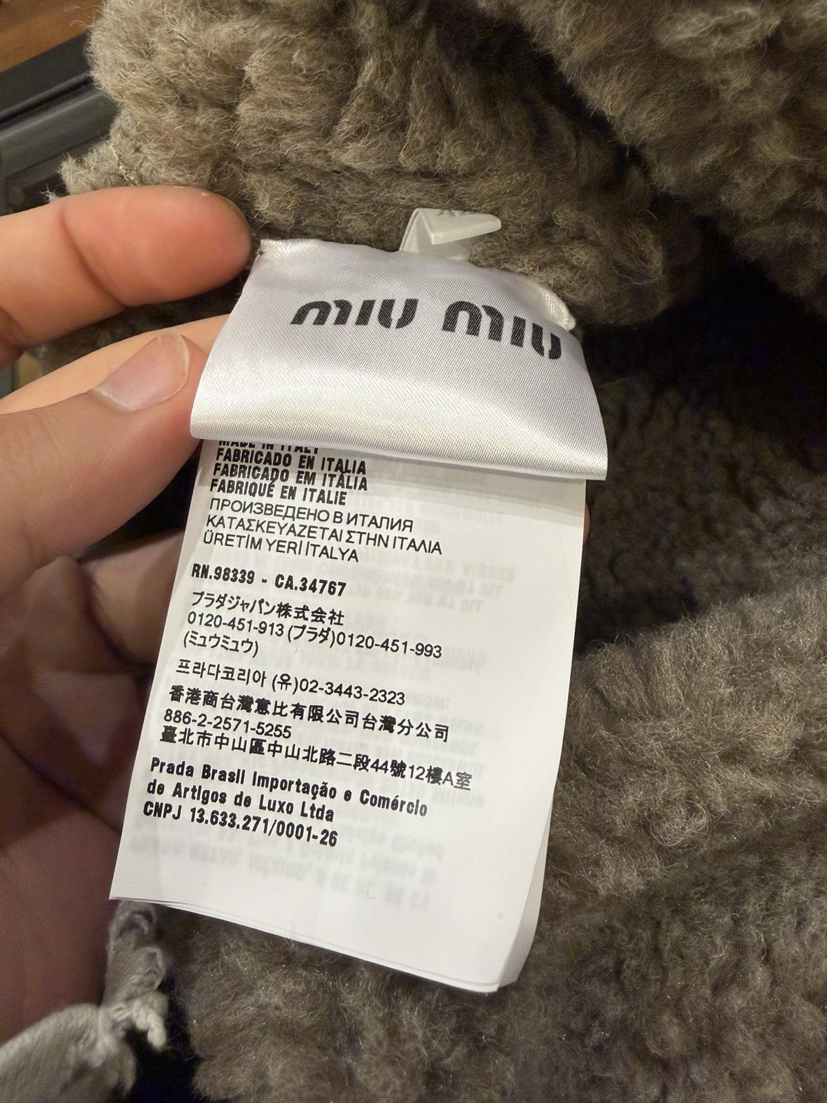 Miu Miu Miu Miu Fleece Full Zip Blouson Size US L / EU 52-54 / 3 - 5 Thumbnail
