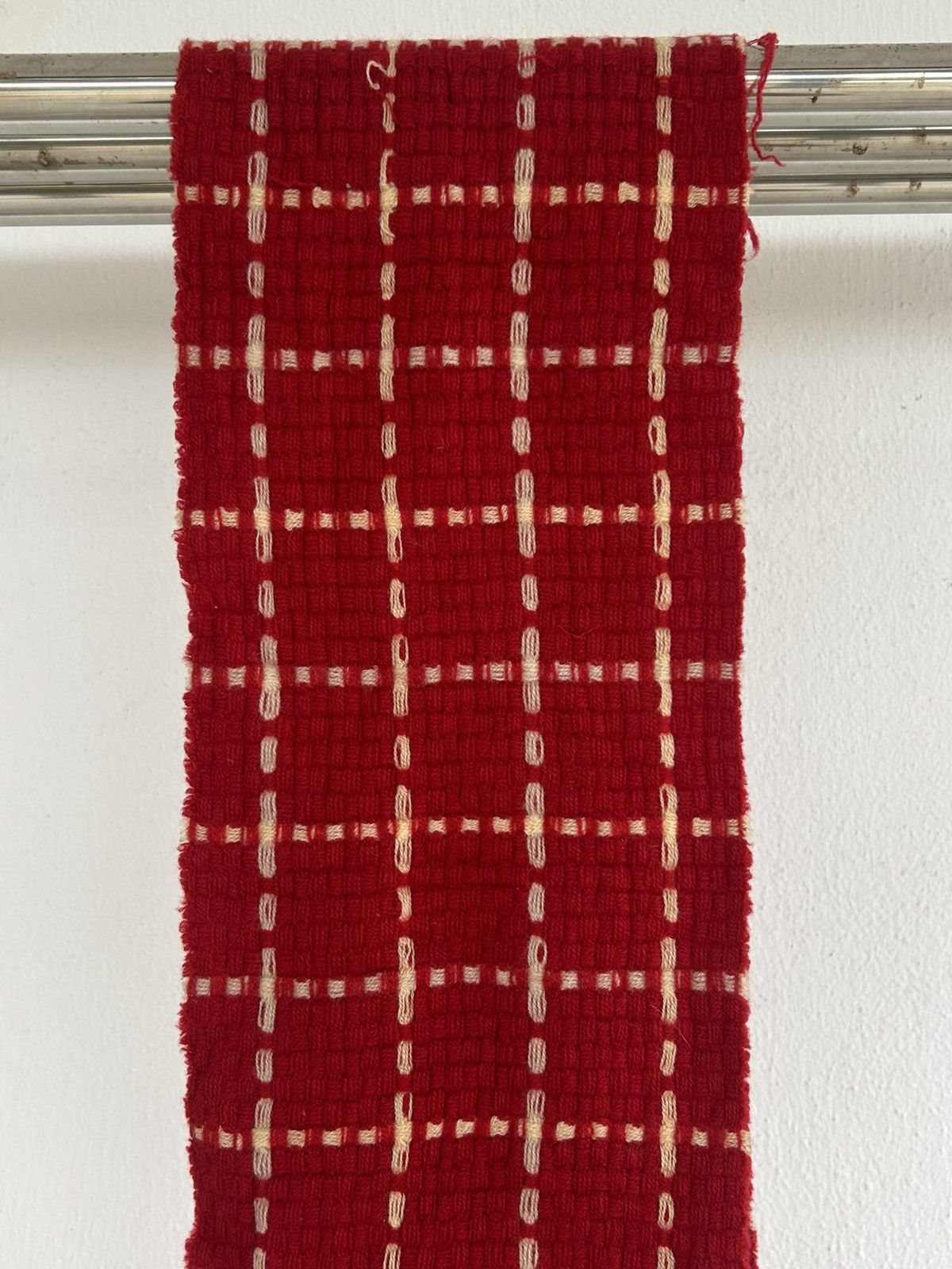 Yohji Yamamoto Yohji yamamoto Ined Scarf Muffler Red Size ONE SIZE - 3 Thumbnail