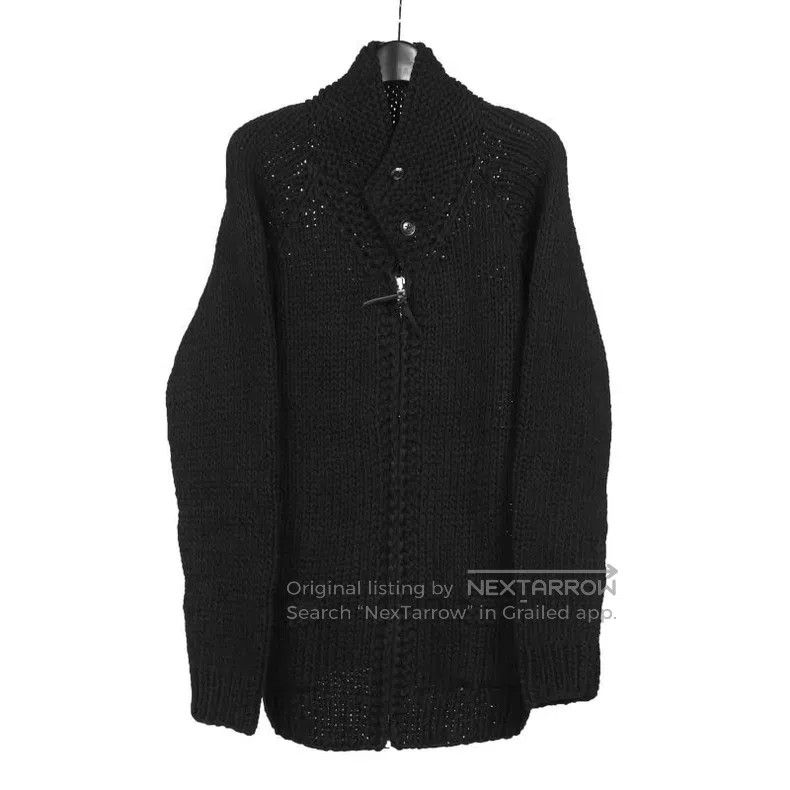 Yohji Yamamoto Yohji Yamamoto Hand-knitted fringed sweater| Size US L / EU 52-54 / 3 - 4 Thumbnail