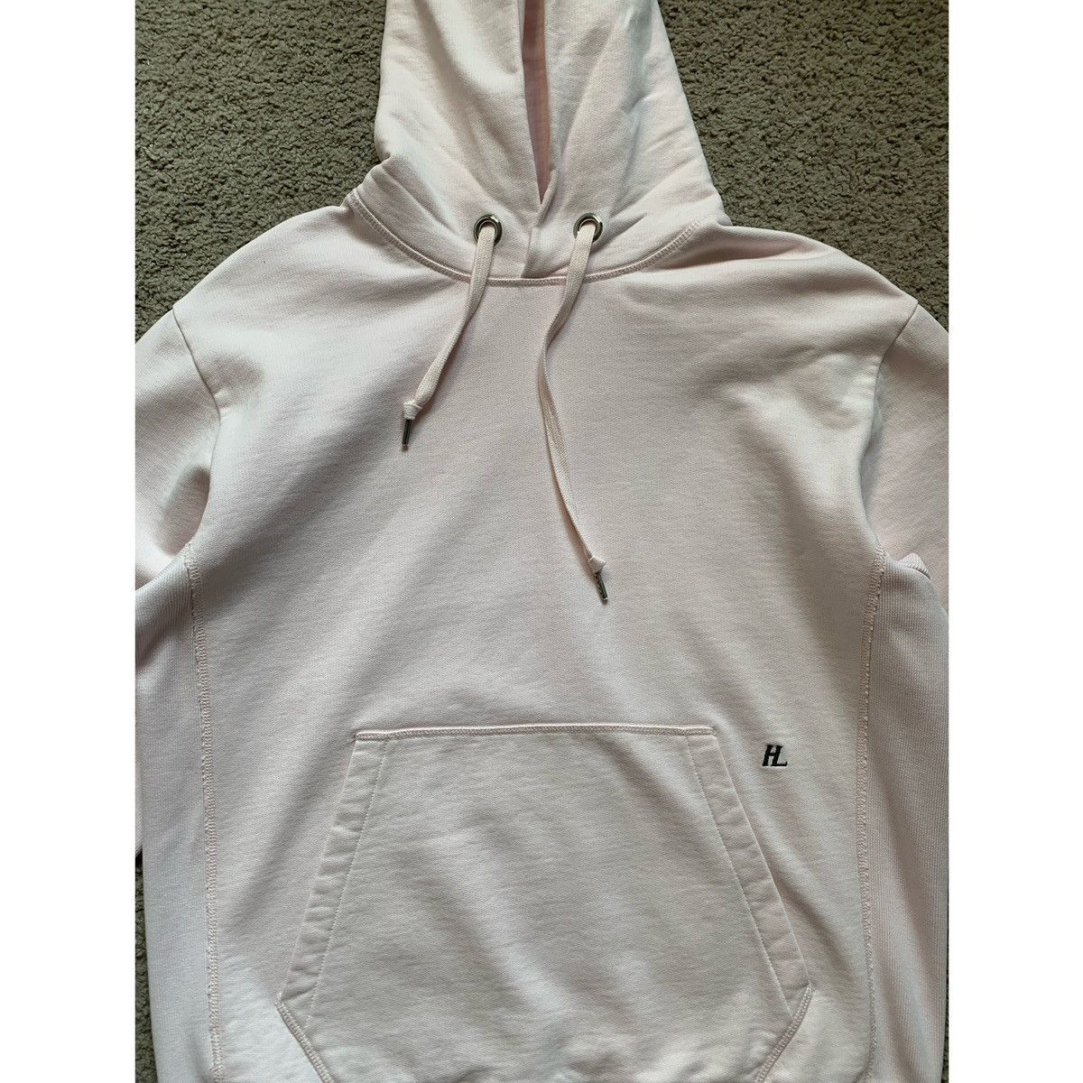 Helmut Lang HELMUT LANG RARE LIGHT PINK BONDAGE HOODIE Size US M / EU 48-50 / 2 - 11 Thumbnail