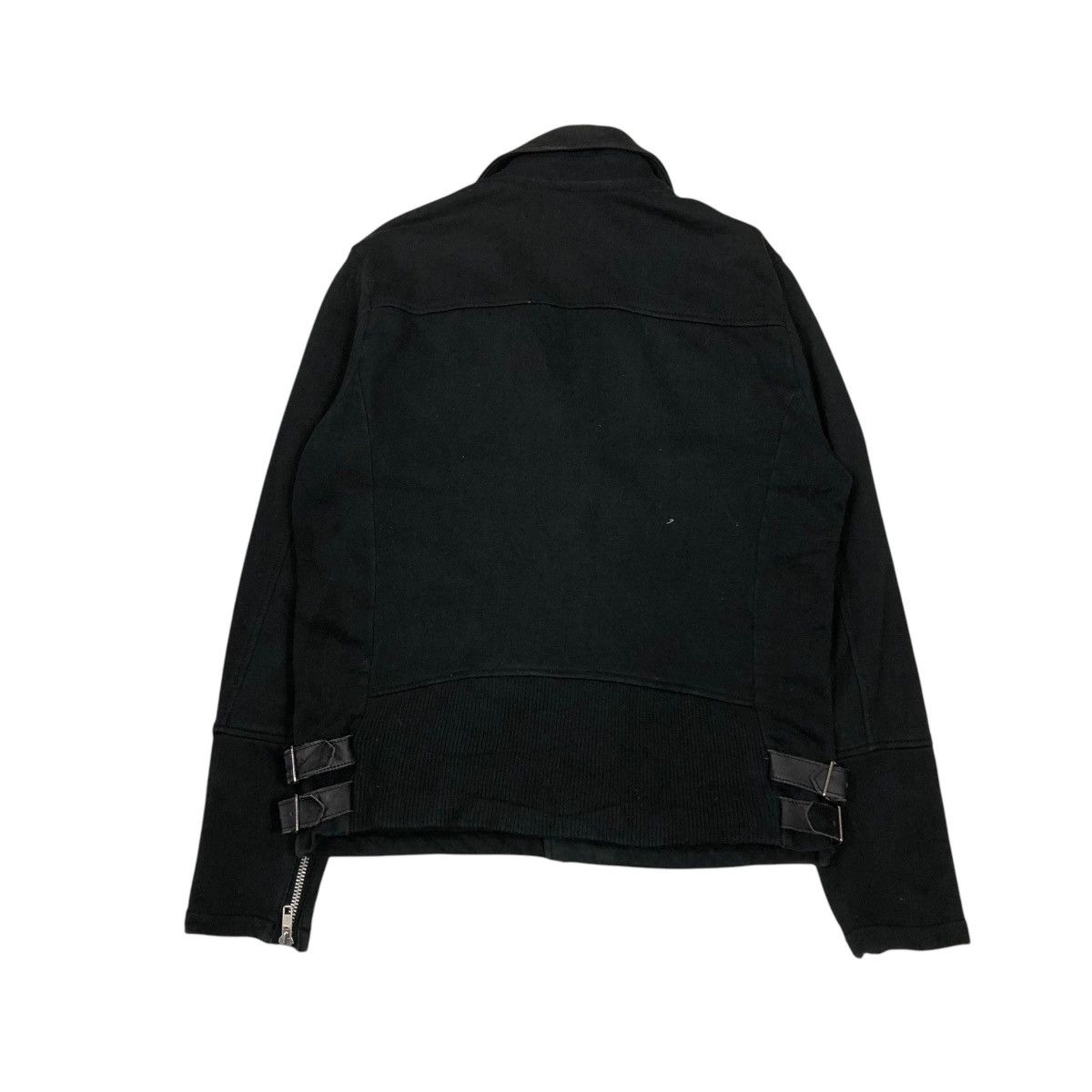 Japanese Brand 🔥VINTAGE CROPPED BIKER JACKET SHIPS DOUBLE COLLAR BONDAGE Size US S / EU 44-46 / 1 - 2 Thumbnail
