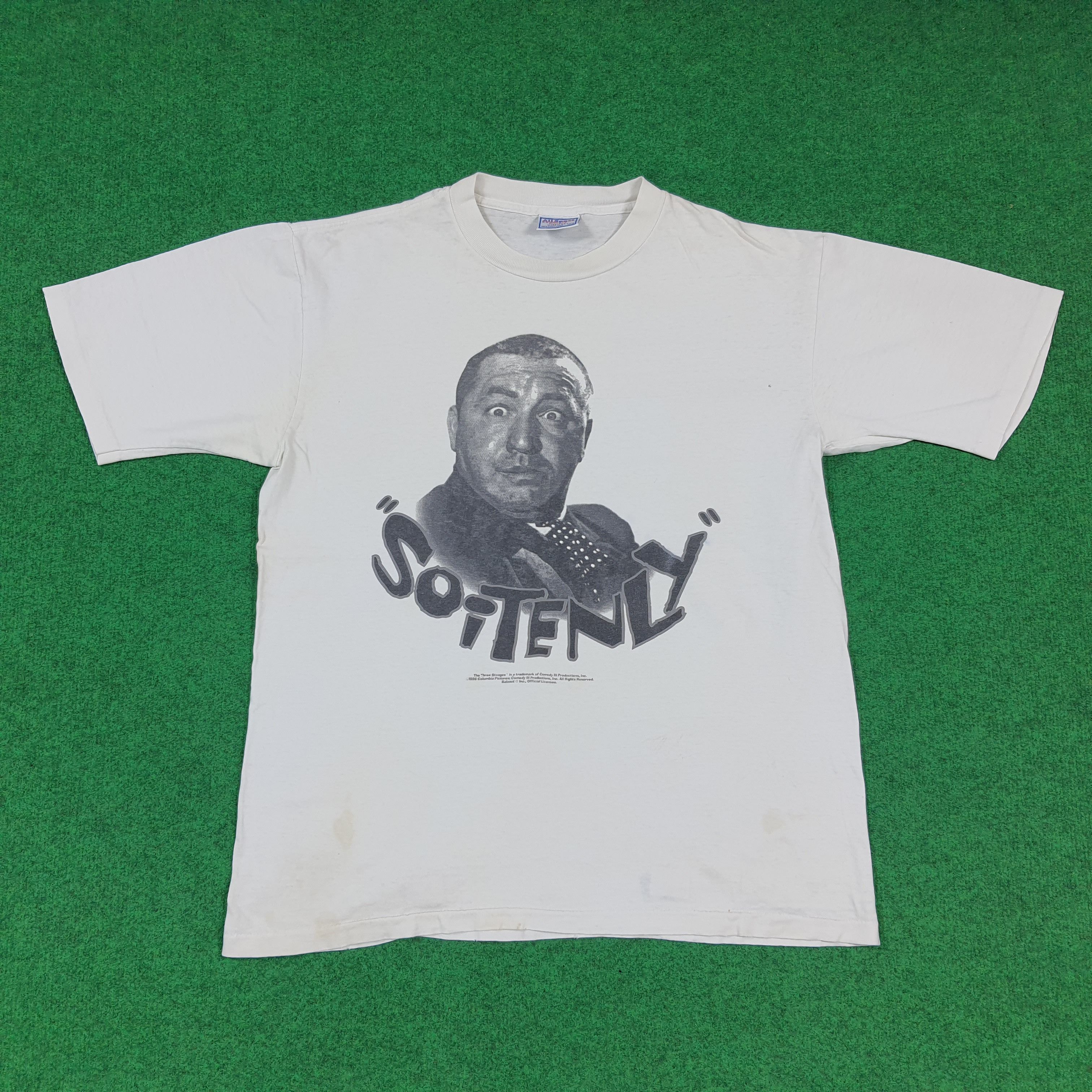 Vintage Vintage The Three Stooges Curly Soitenly C299N36 Size US L / EU 52-54 / 3 - 1 Thumbnail