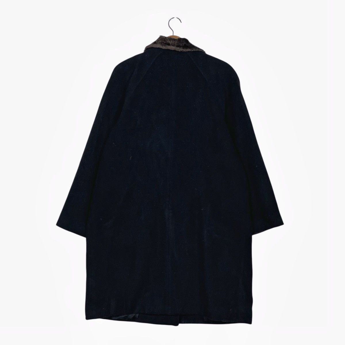 Fendi Vintage 70s Fendi 365 Wool Cashmere Fur Trimmed Colar Coat Size M / US 6-8 / IT 42-44 - 7 Thumbnail