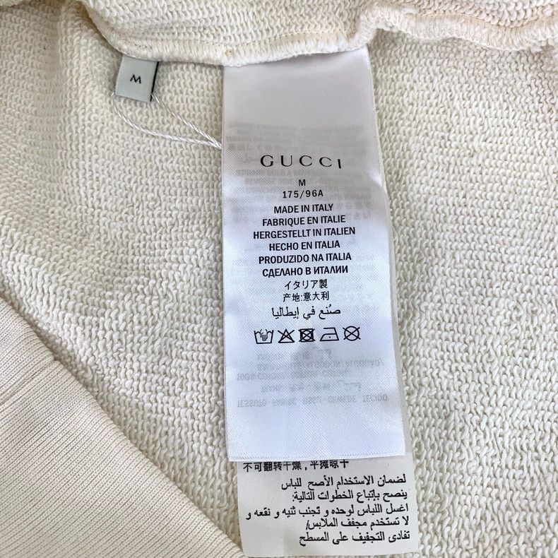 Gucci Gucci Beige strawberry print cotton hooded drawstring long- Size US M / EU 48-50 / 2 - 7 Thumbnail